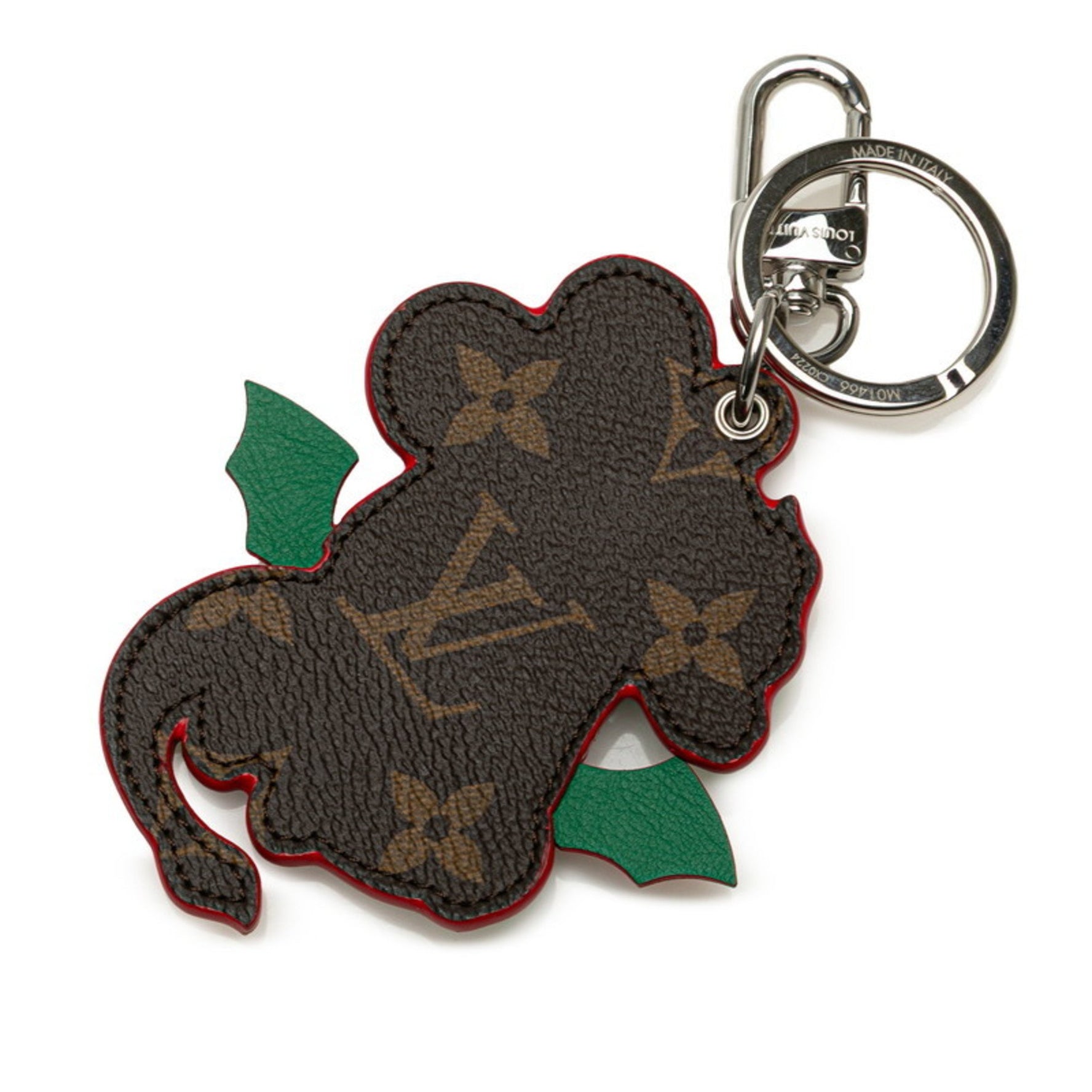 Louis Vuitton LV Dragon Vivienne Charm Keychain Multicolor Leather PVC Metal
