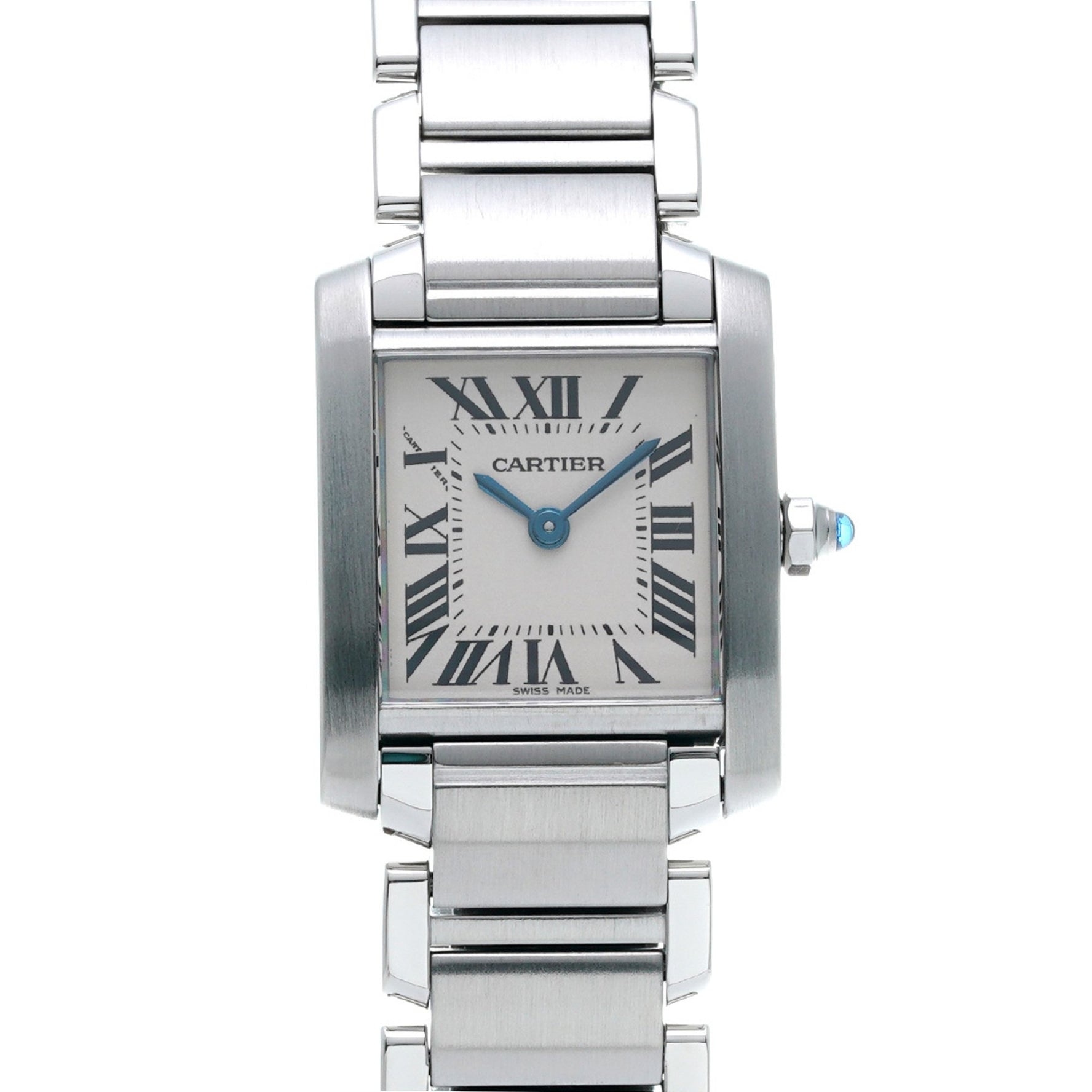 Cartier Tank Francaise SM W51008Q3 Silver Ladies Watch Quartz