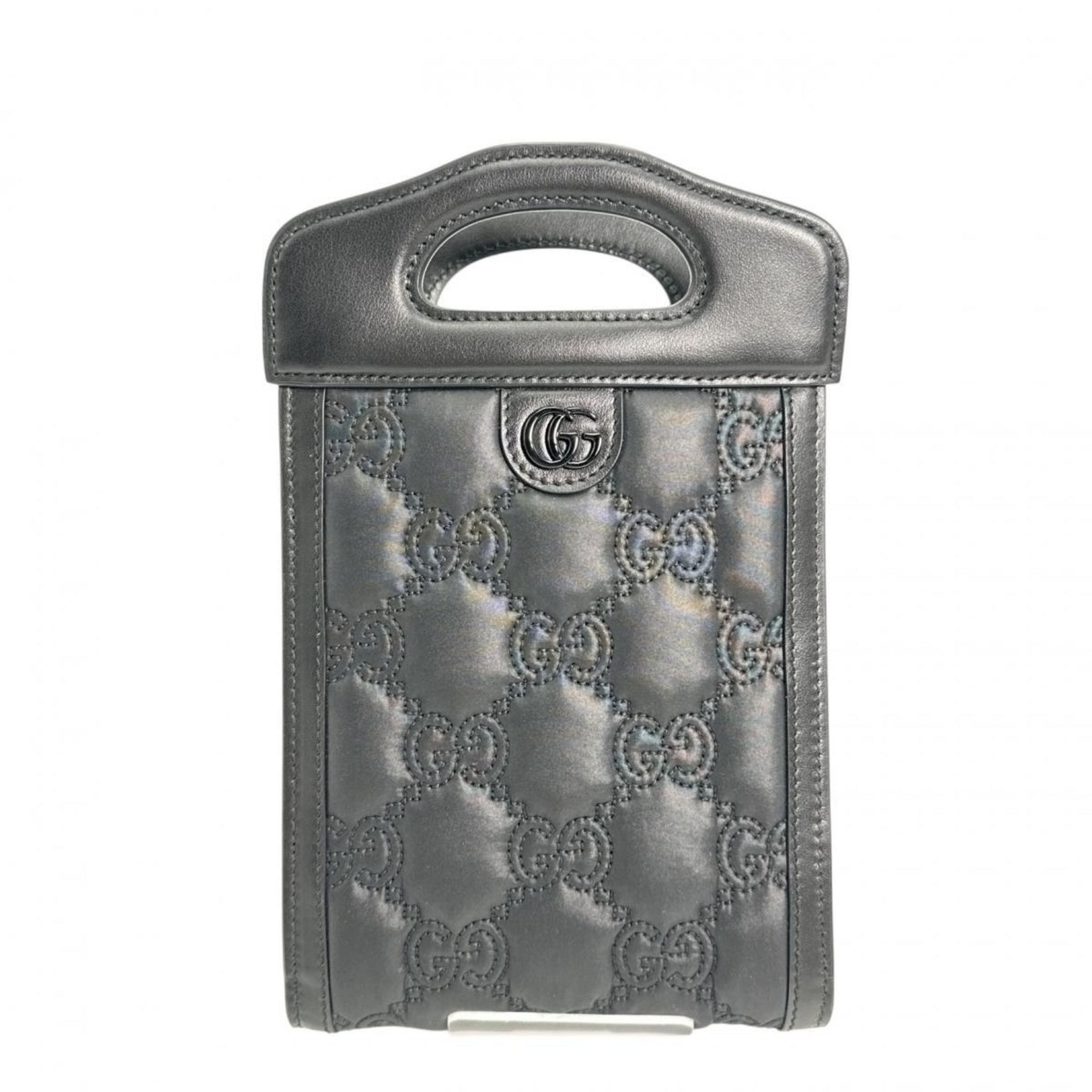 GUCCI Shoulder Bag GG Mini Matelasse Nylon