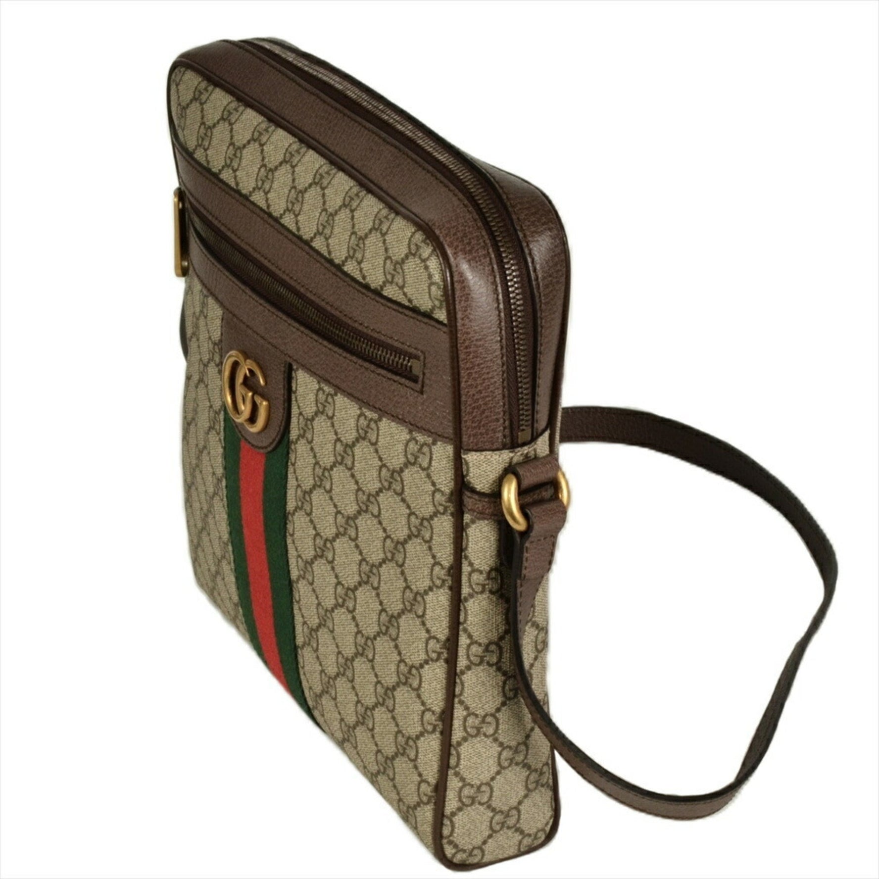 GUCCI Ophidia Shoulder Bag GG Supreme Canvas