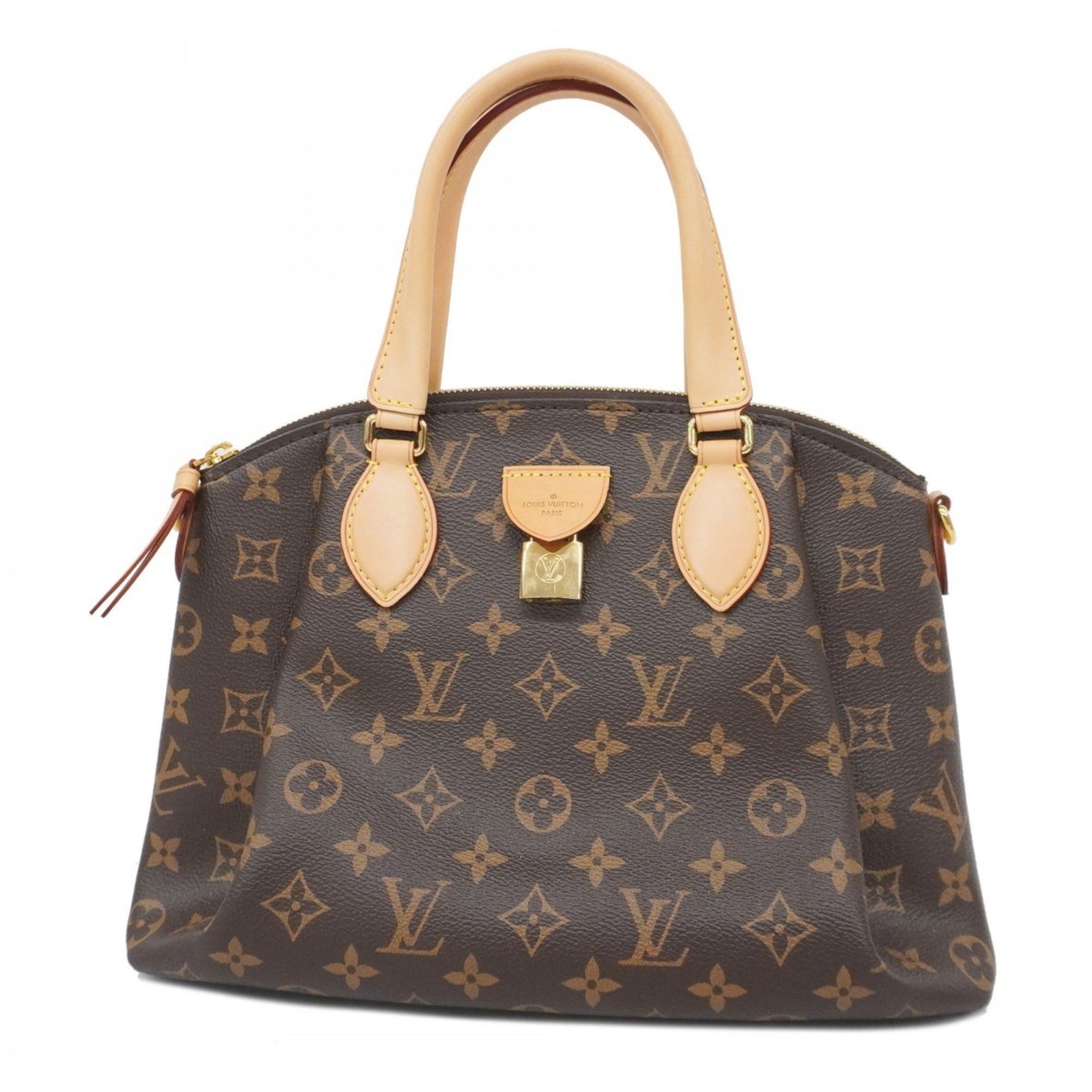 Louis Vuitton Monogram Riboule PM Handbag M44543 Brown Women's