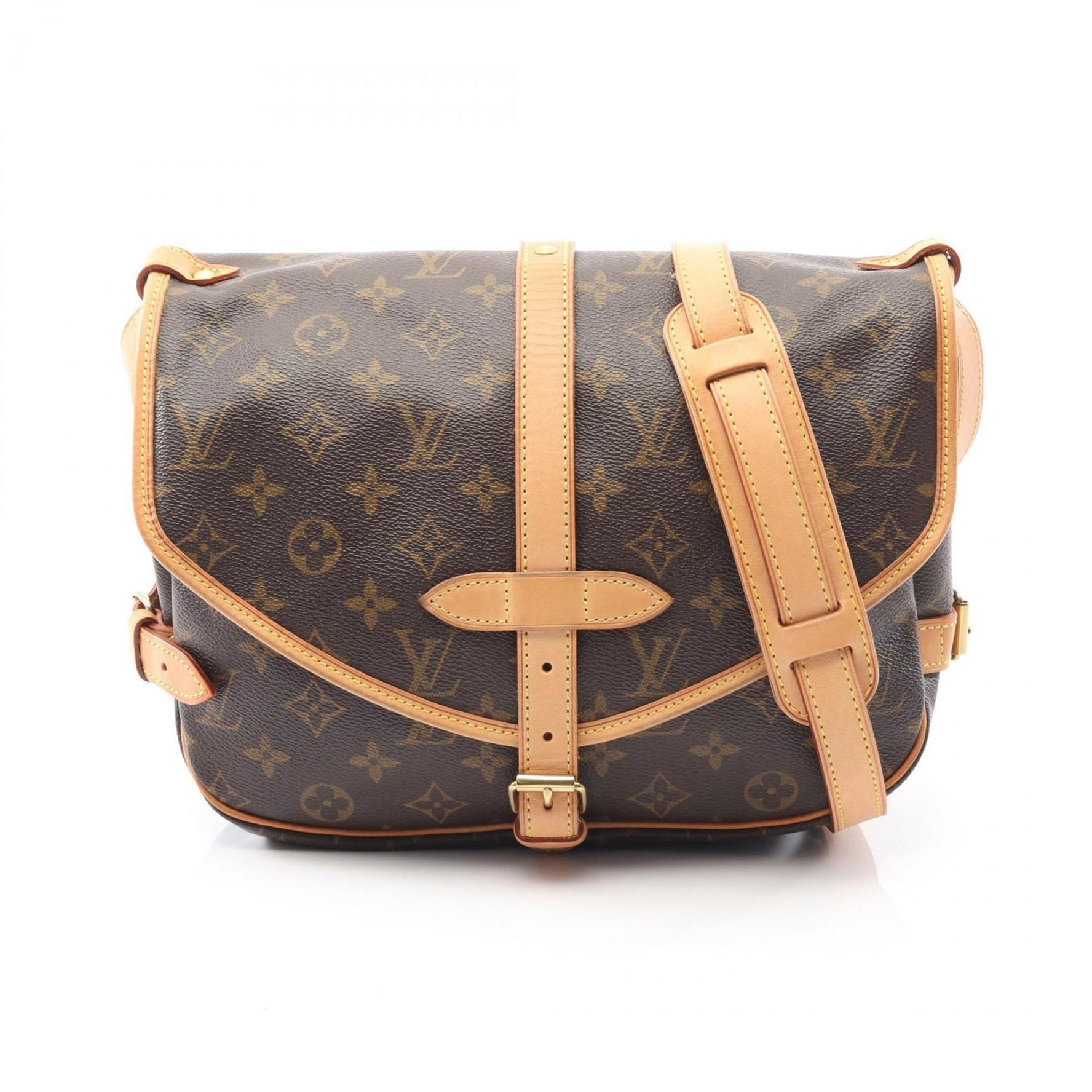 Louis Vuitton Saumur 30 Shoulder Bag, Coated Canvas and Leather, Monogram