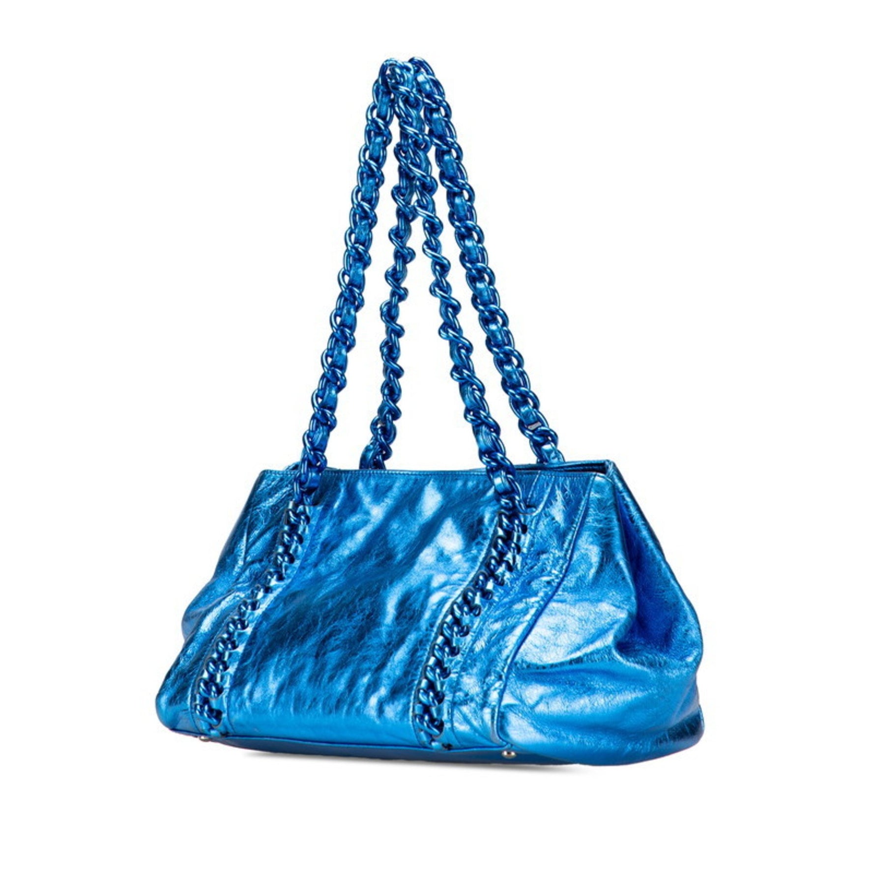 CHANEL Luxury Line Coco Mark Tote Bag, Leather