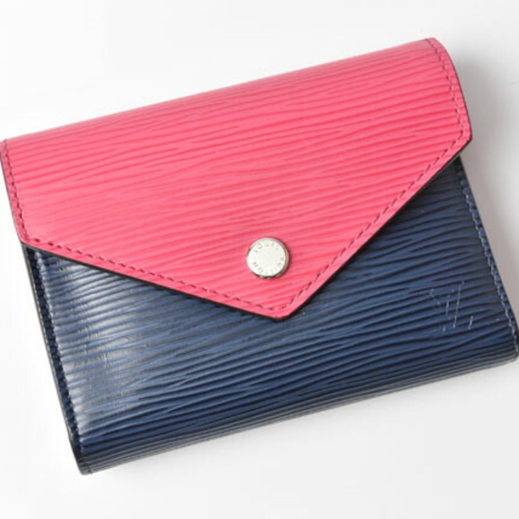 Louis Vuitton Wallet Tri-fold Portefeuille Victorine Epi Andigo