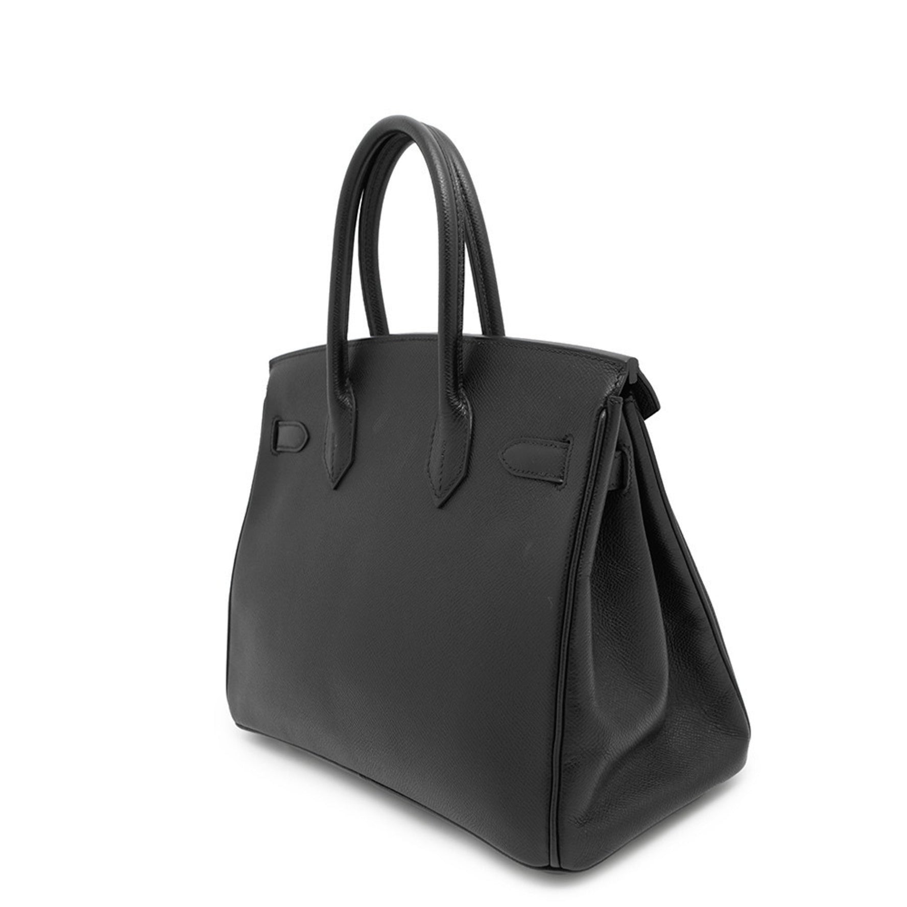 Hermès Birkin 30 Black Epson K Stamp HERMES Handbag