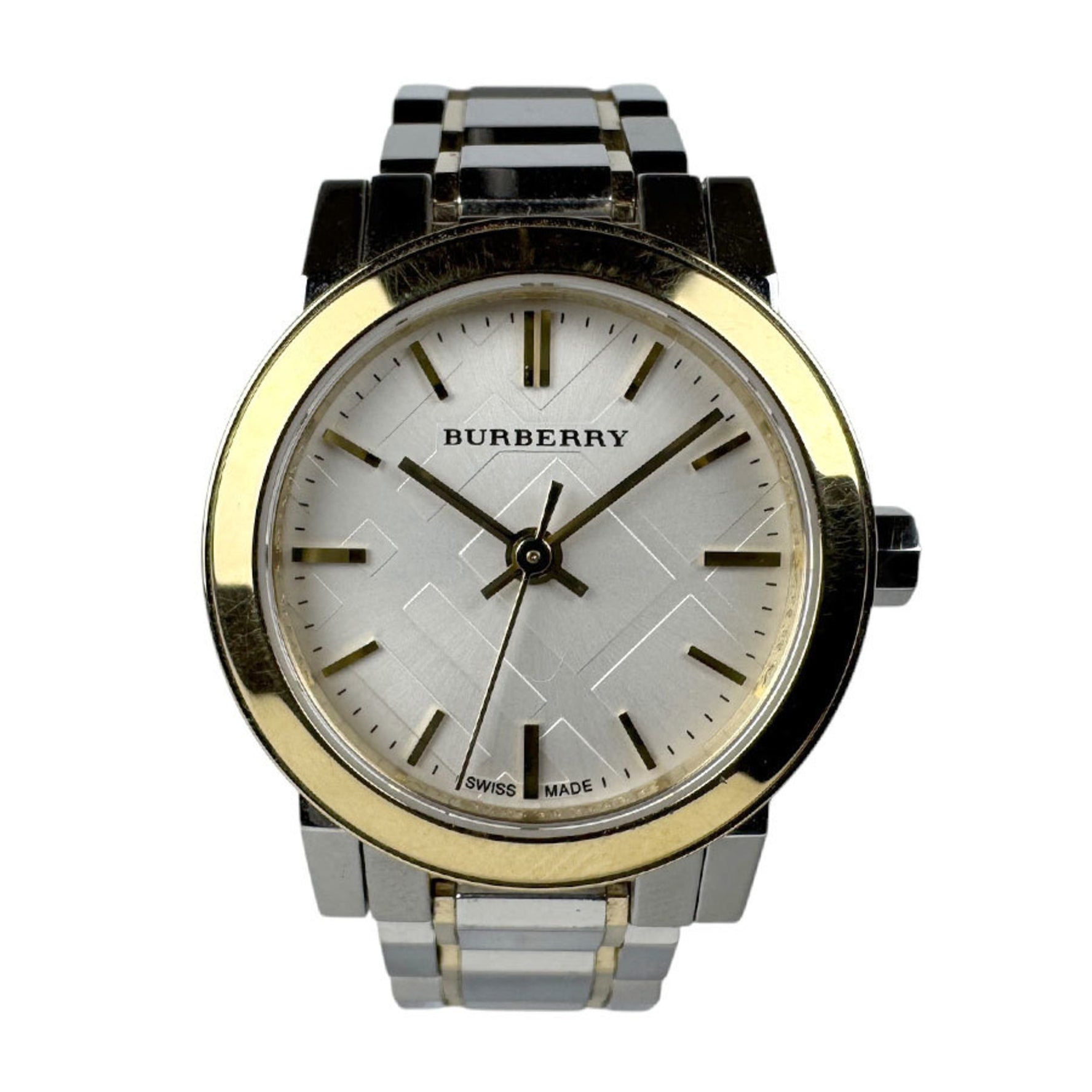 Burberry Watch The City Stainless Steel Silver x Gold Women's BU9205 Quartz