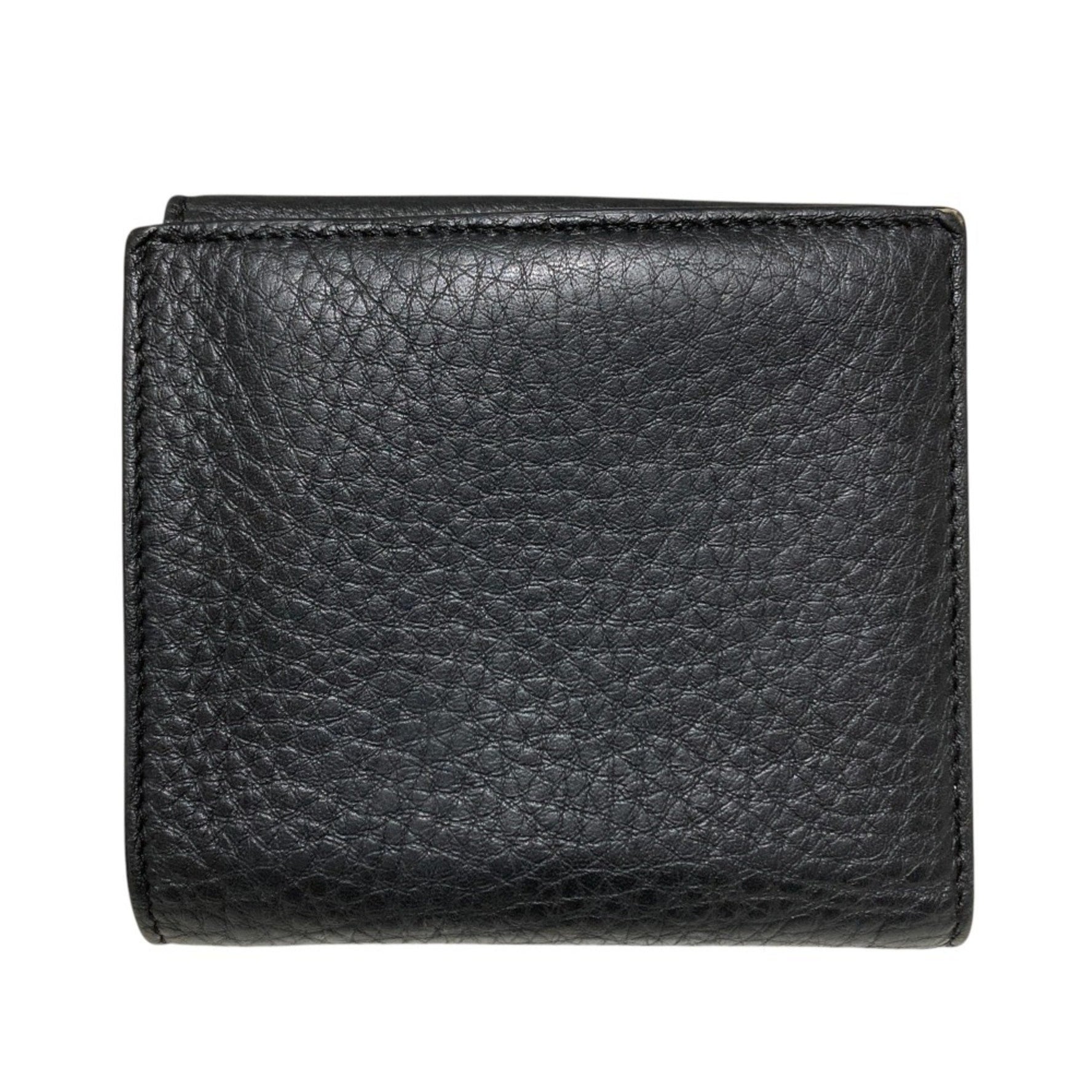 FENDI Peekaboo Leather Compact Wallet, Bifold