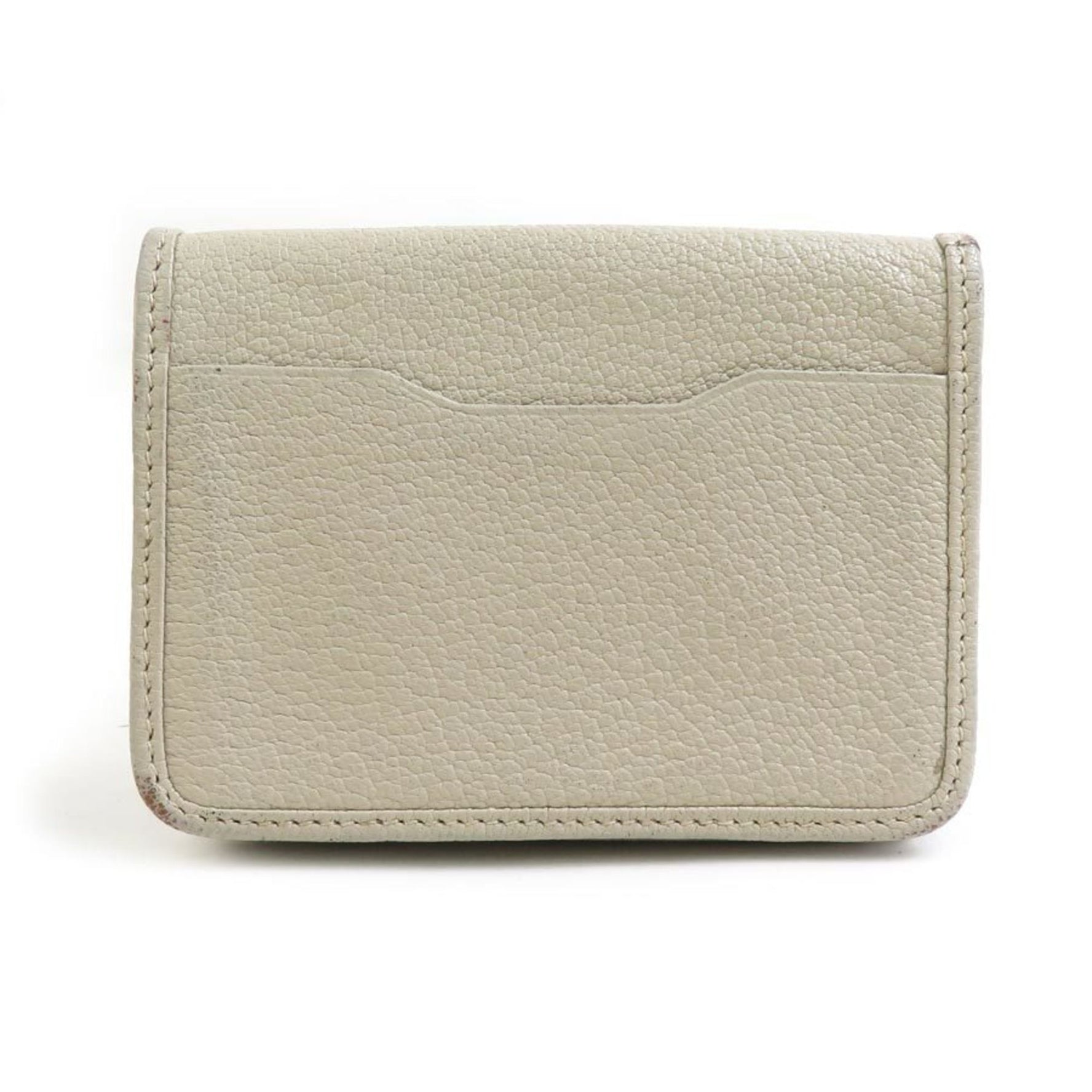 LOEWE wallet/coin case, light beige leather