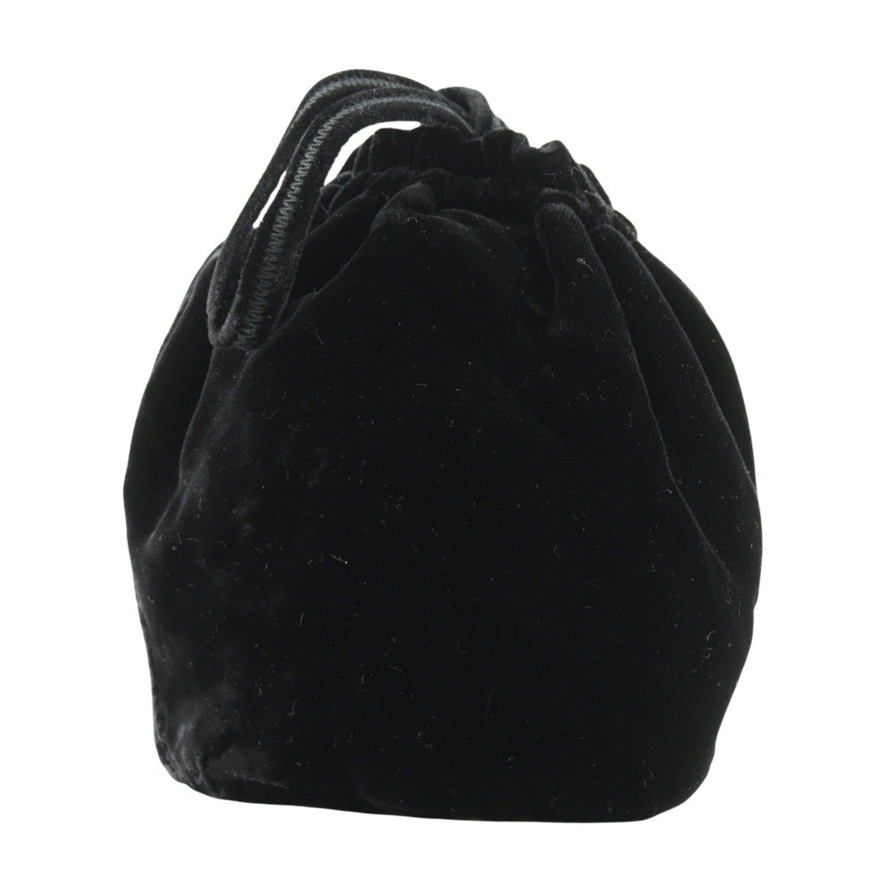 PRADA Pouch Black Velour B8004 NERO Purse Women's