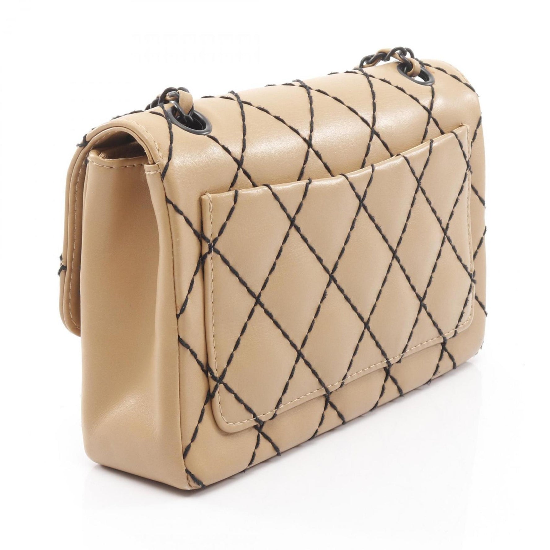 CHANEL Wild Stitch Shoulder Bag, Leather