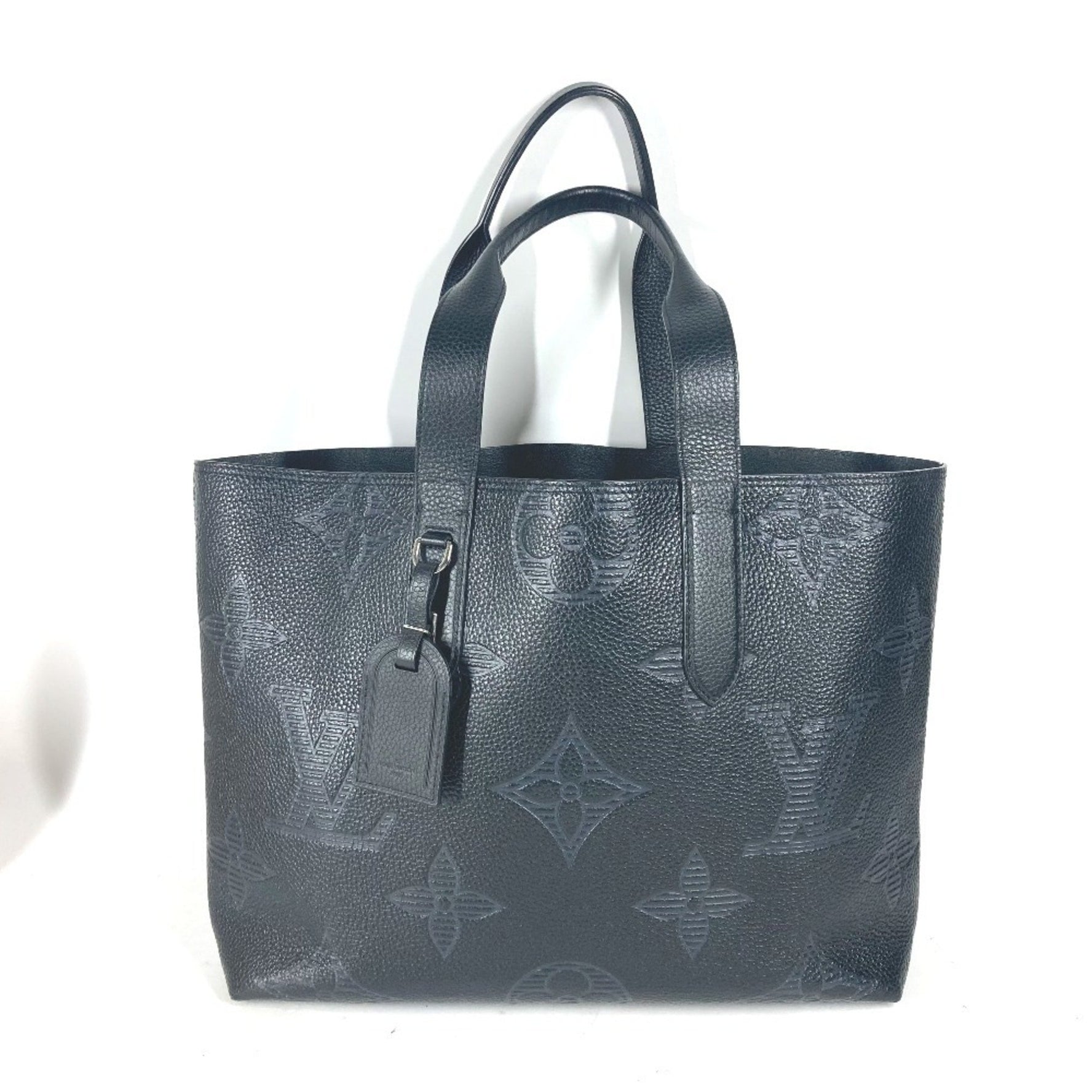 Louis Vuitton Monogram Giant Shadow Cabas Voyage NV Tote Bag Shoulder Leather