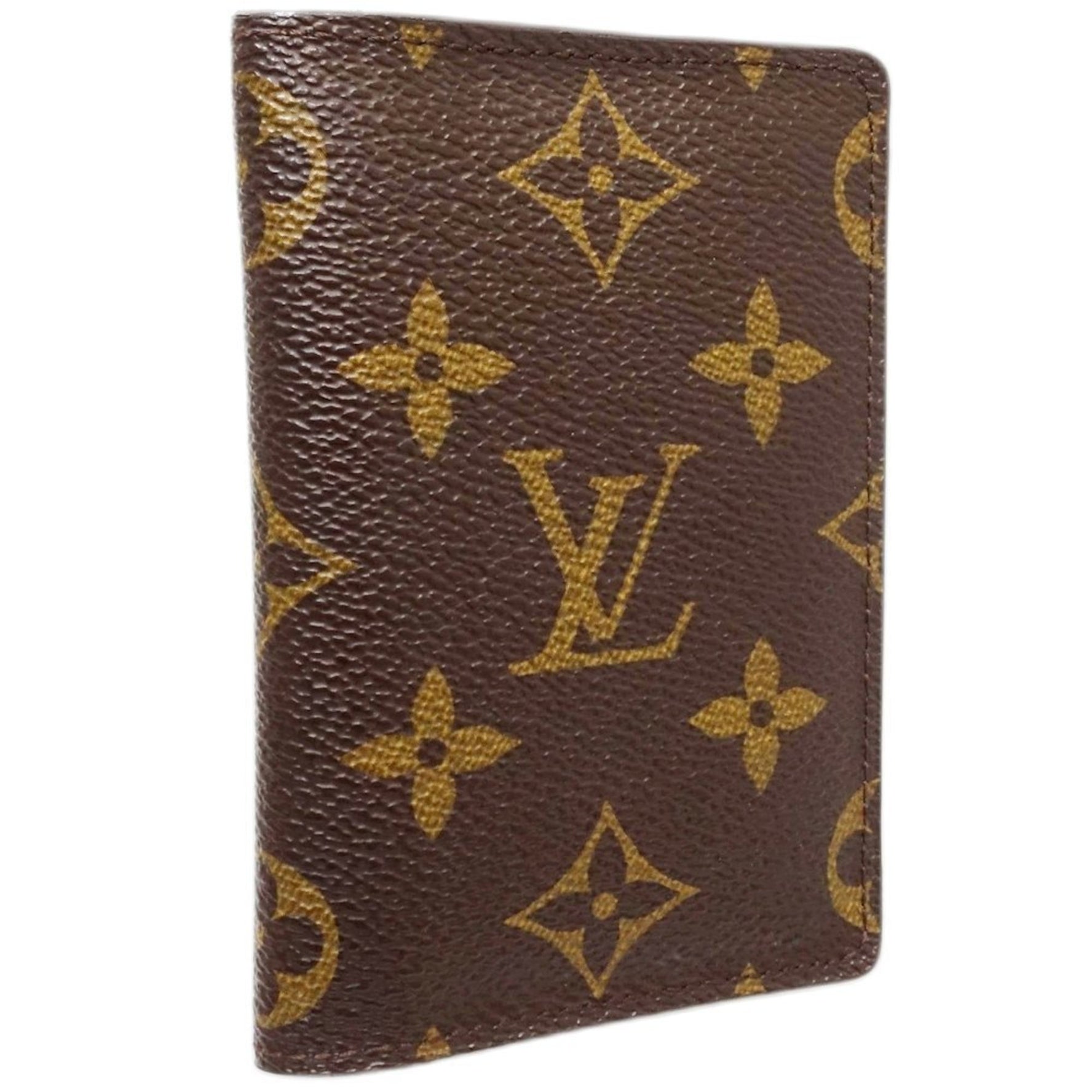 Louis Vuitton Monogram Business Card Holder/Card Case Organizer Deux Poche Brown