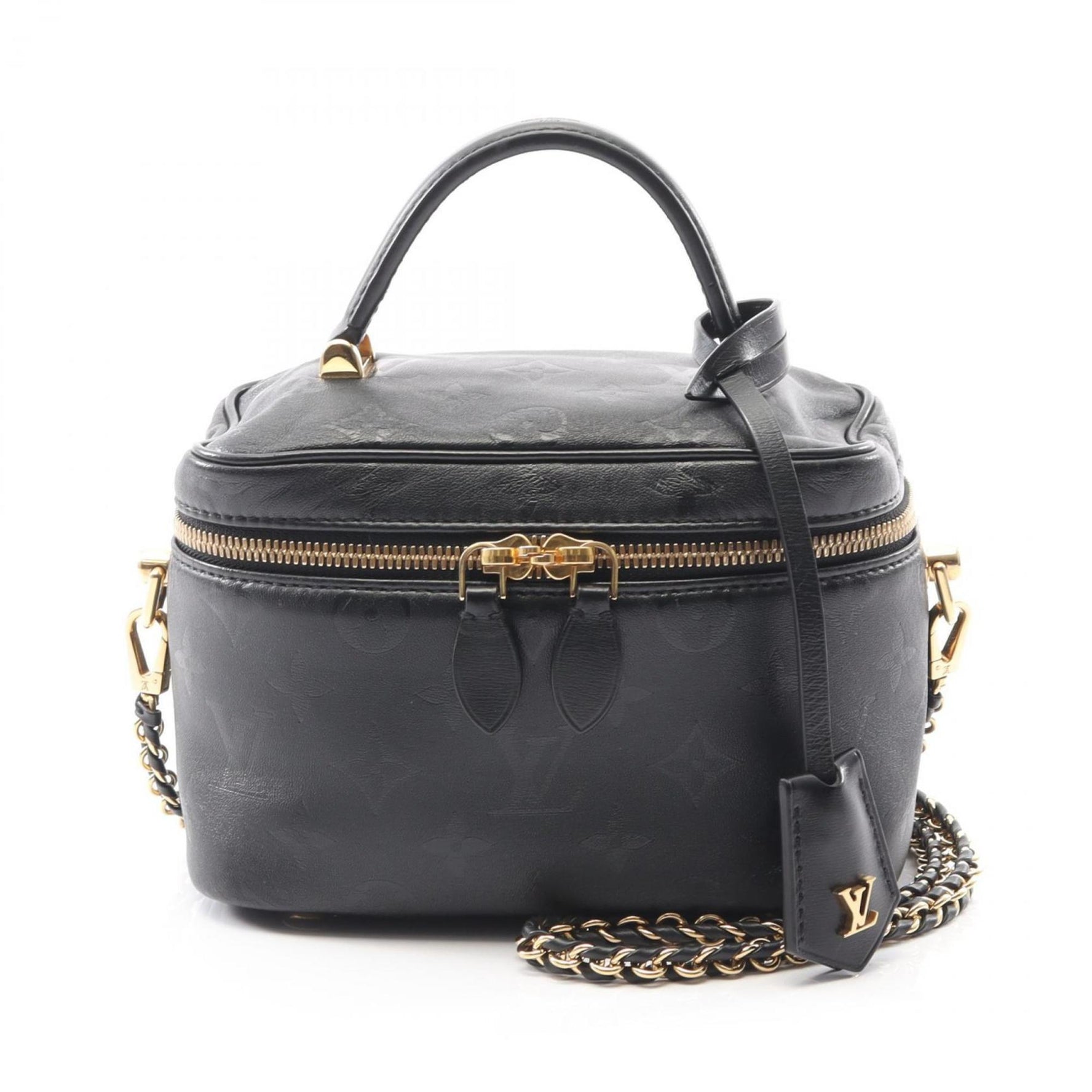 Louis Vuitton Vanity PM Monogram Ink Handbag, Leather