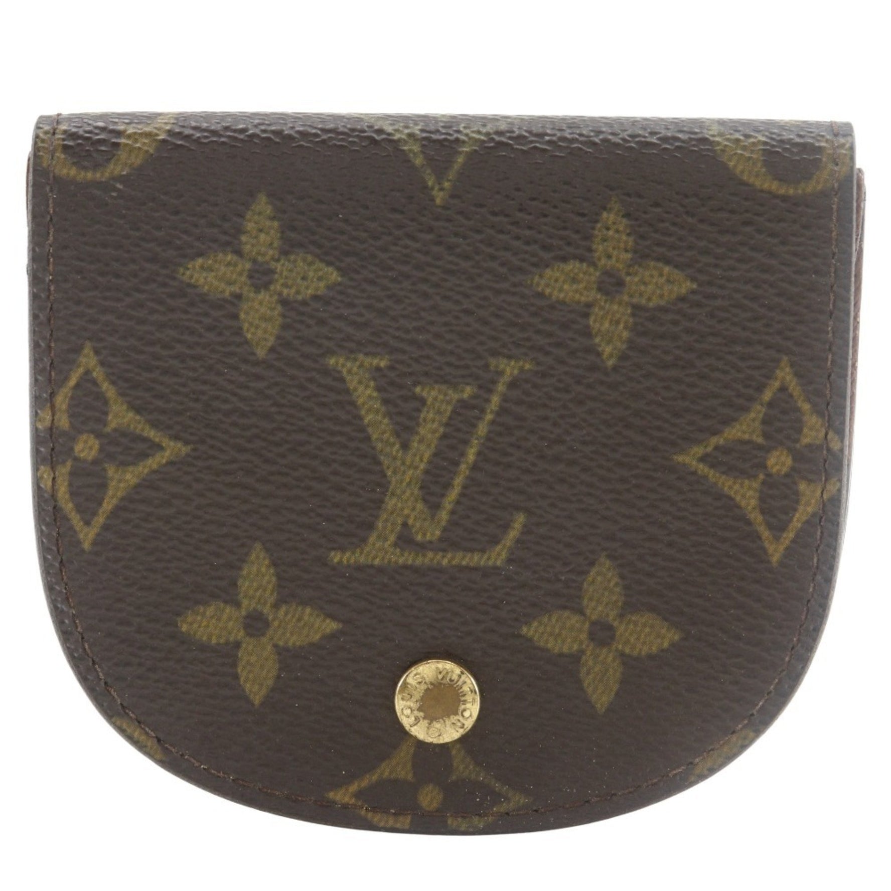 Louis Vuitton Porto Moneguse Coin Case Monogram Canvas 2004 Snap Buttons Unisex