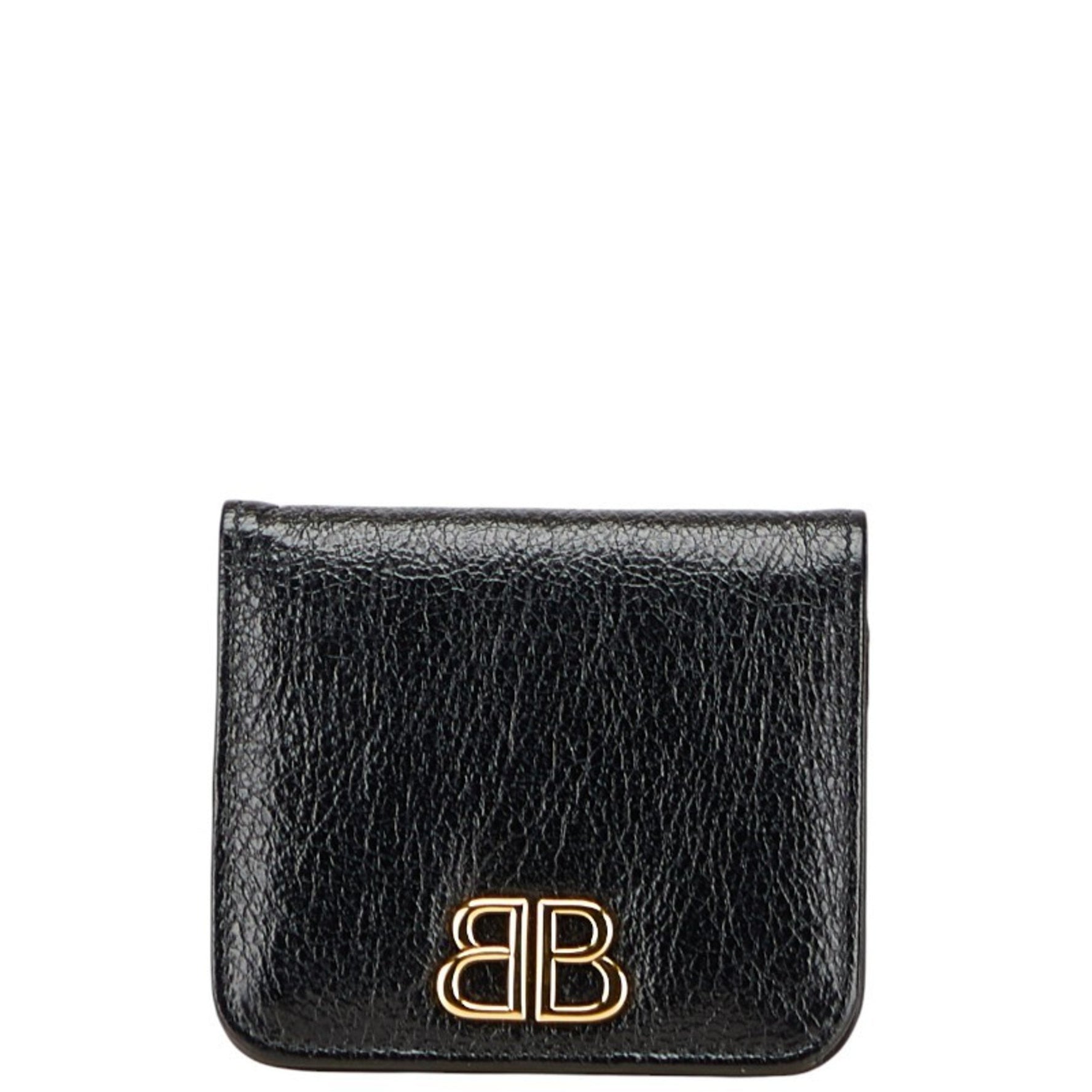 Balenciaga Monaco BB Wallet/Coin Case/Card Holder Puffy Arena Lambskin