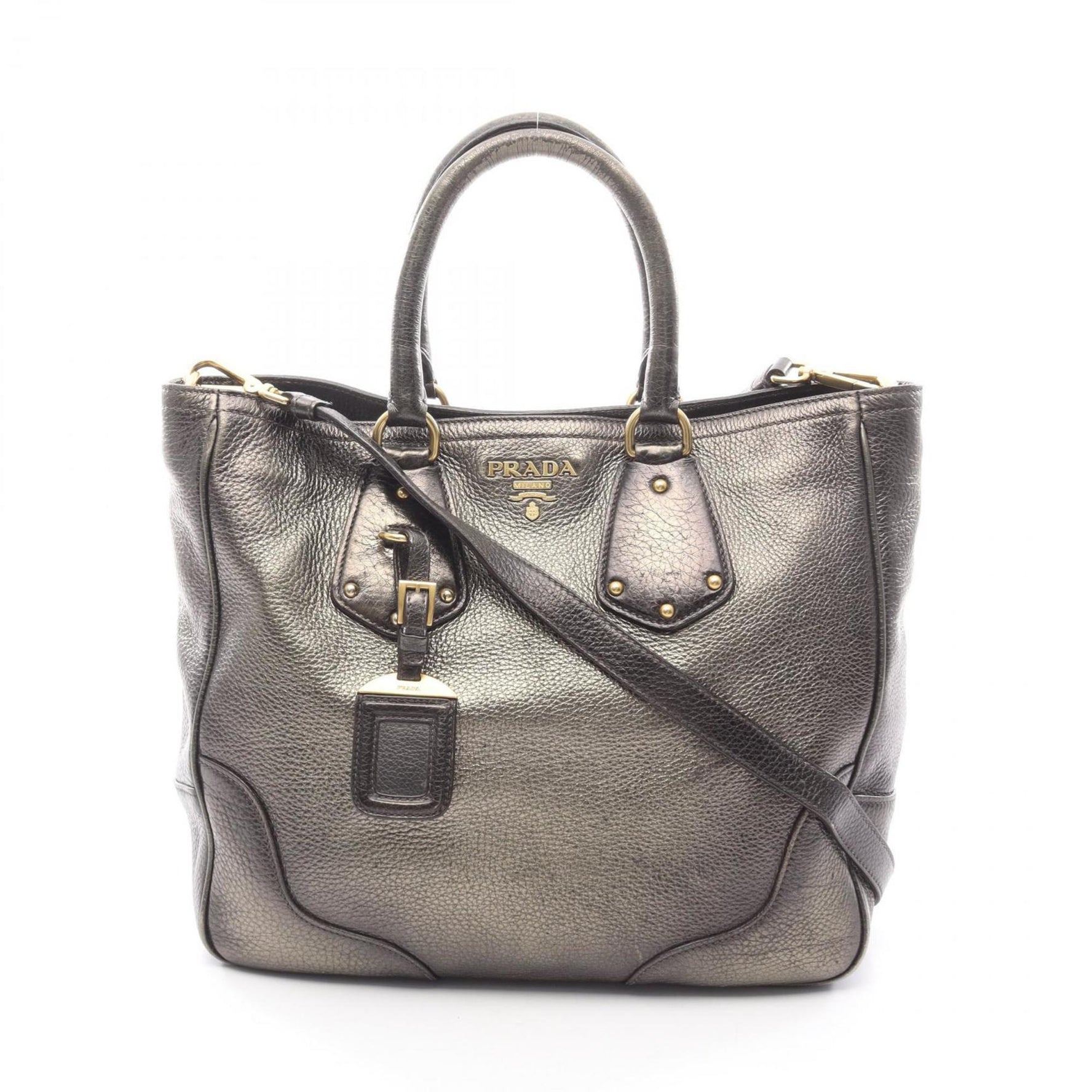 Prada handbag, leather