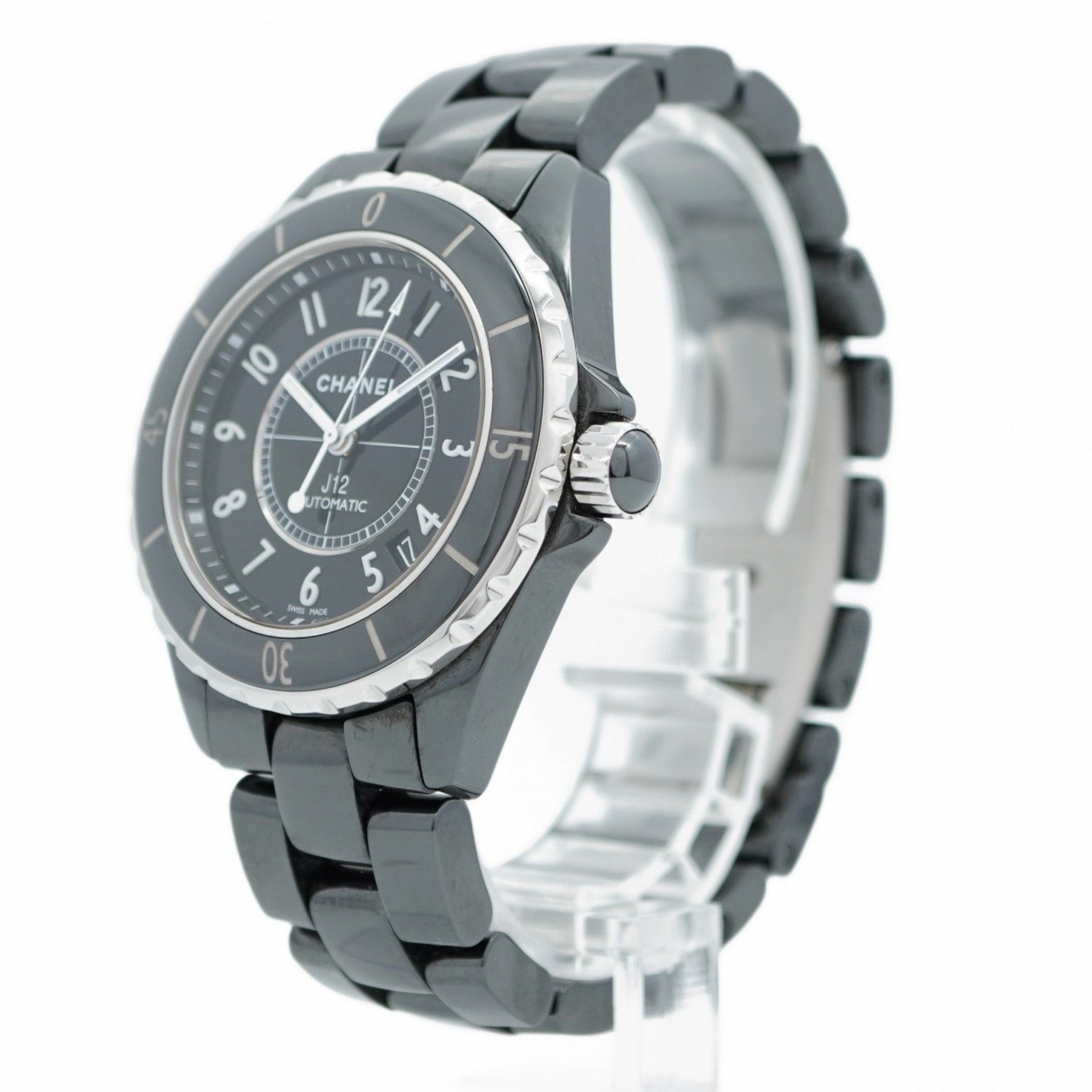 Chanel J12 H0685 Black Dial Men's Watch