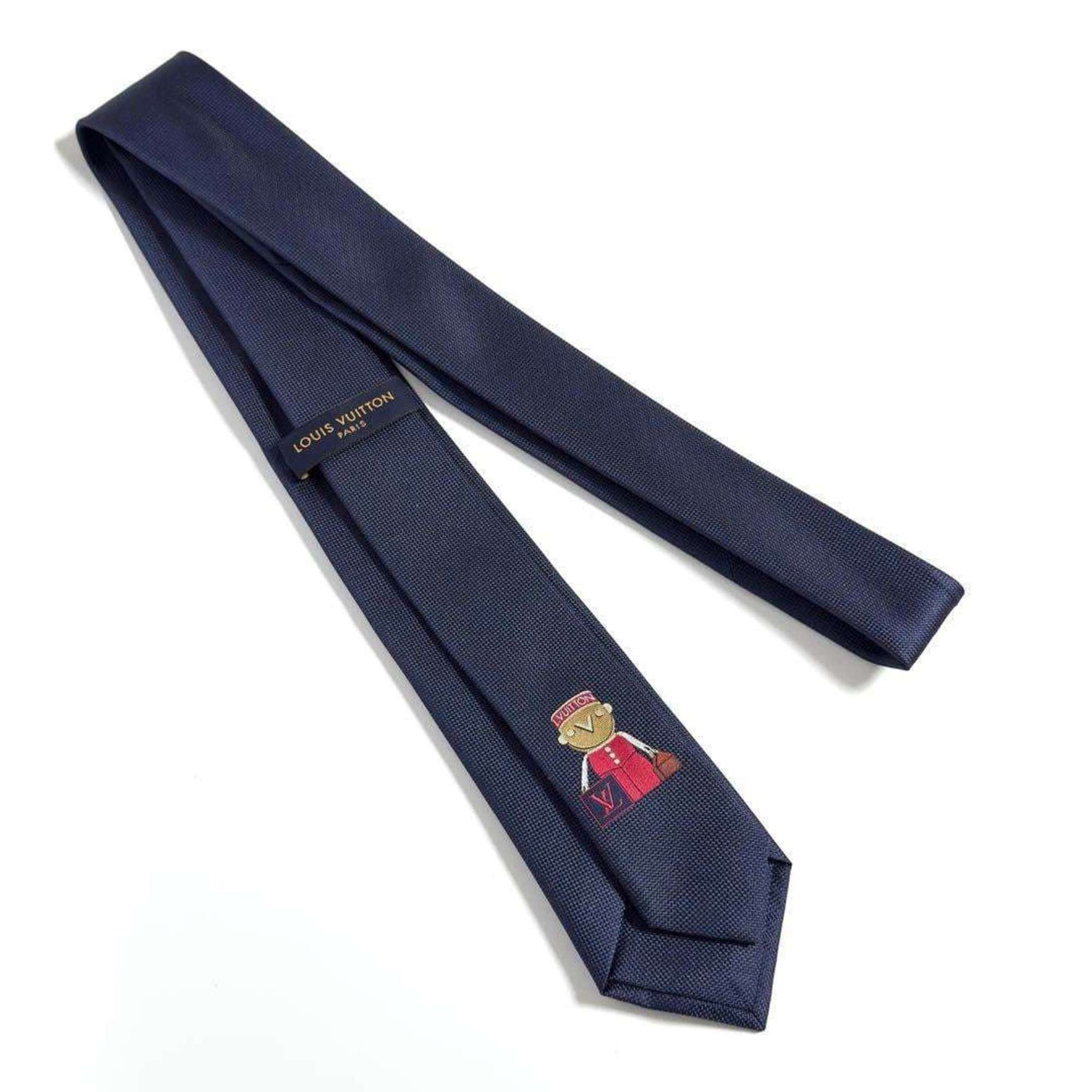 Louis Vuitton Necktie Cravat LV Gaston Navy