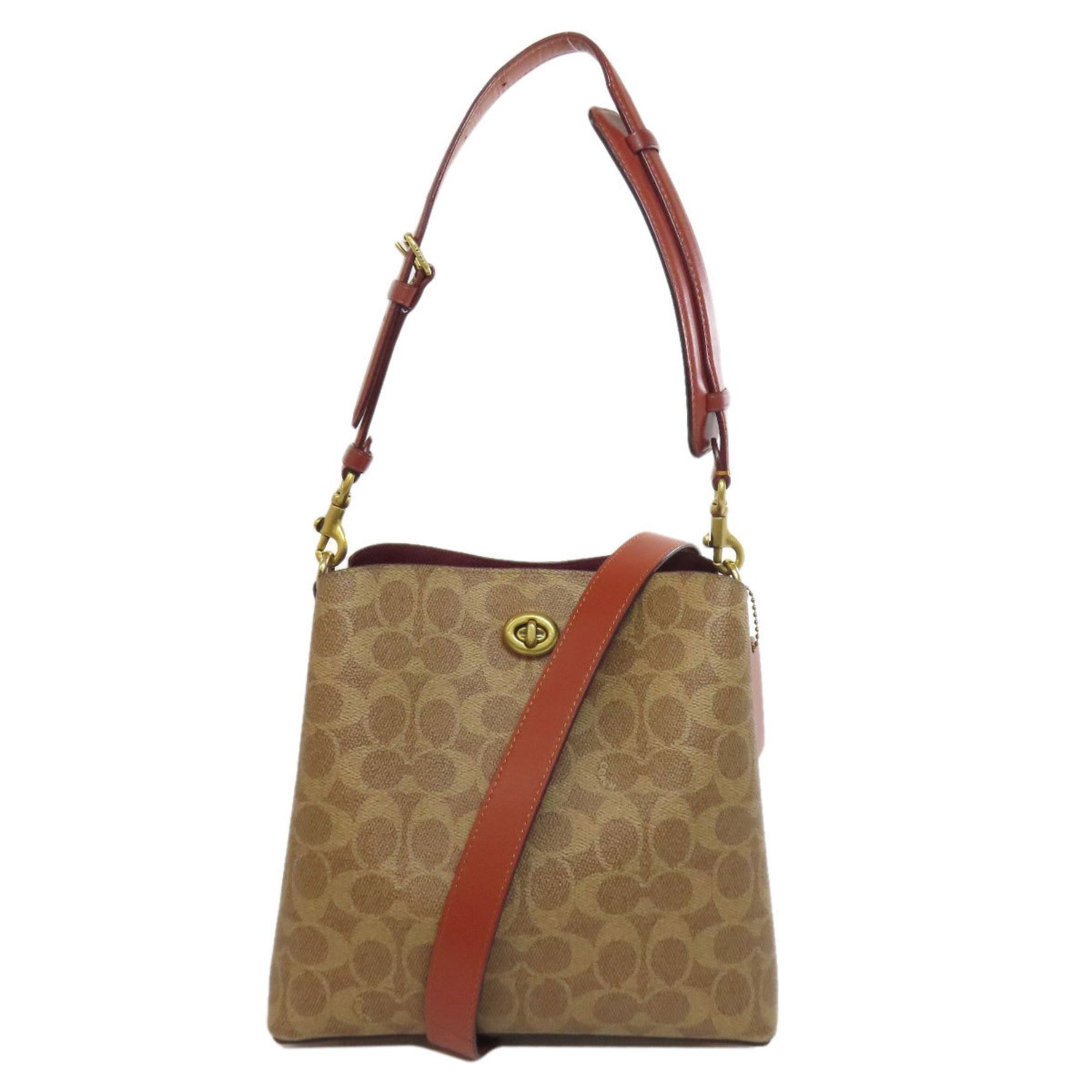 Coach Willow Bucket Signature Handbag PVC