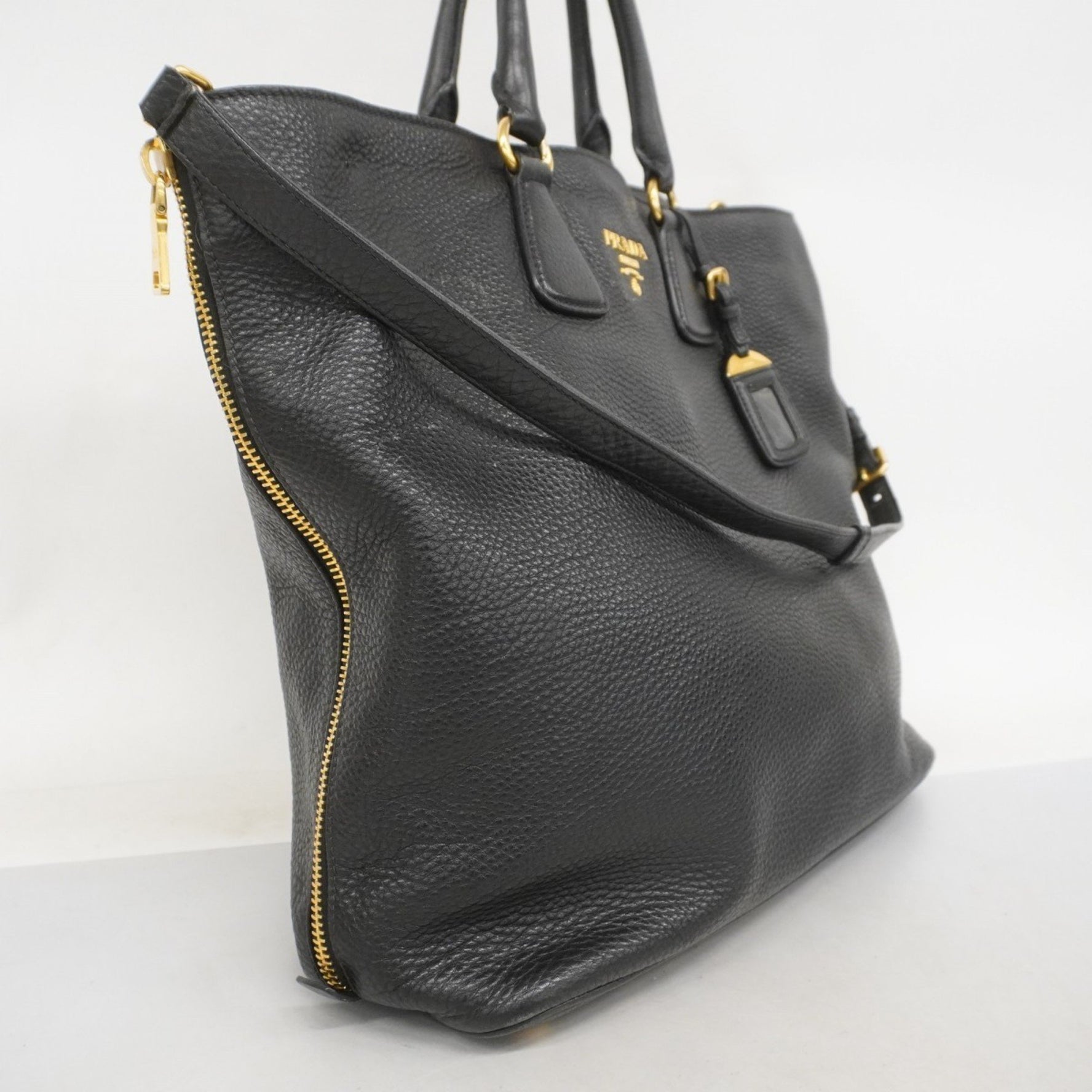 Prada handbag, leather, bag
