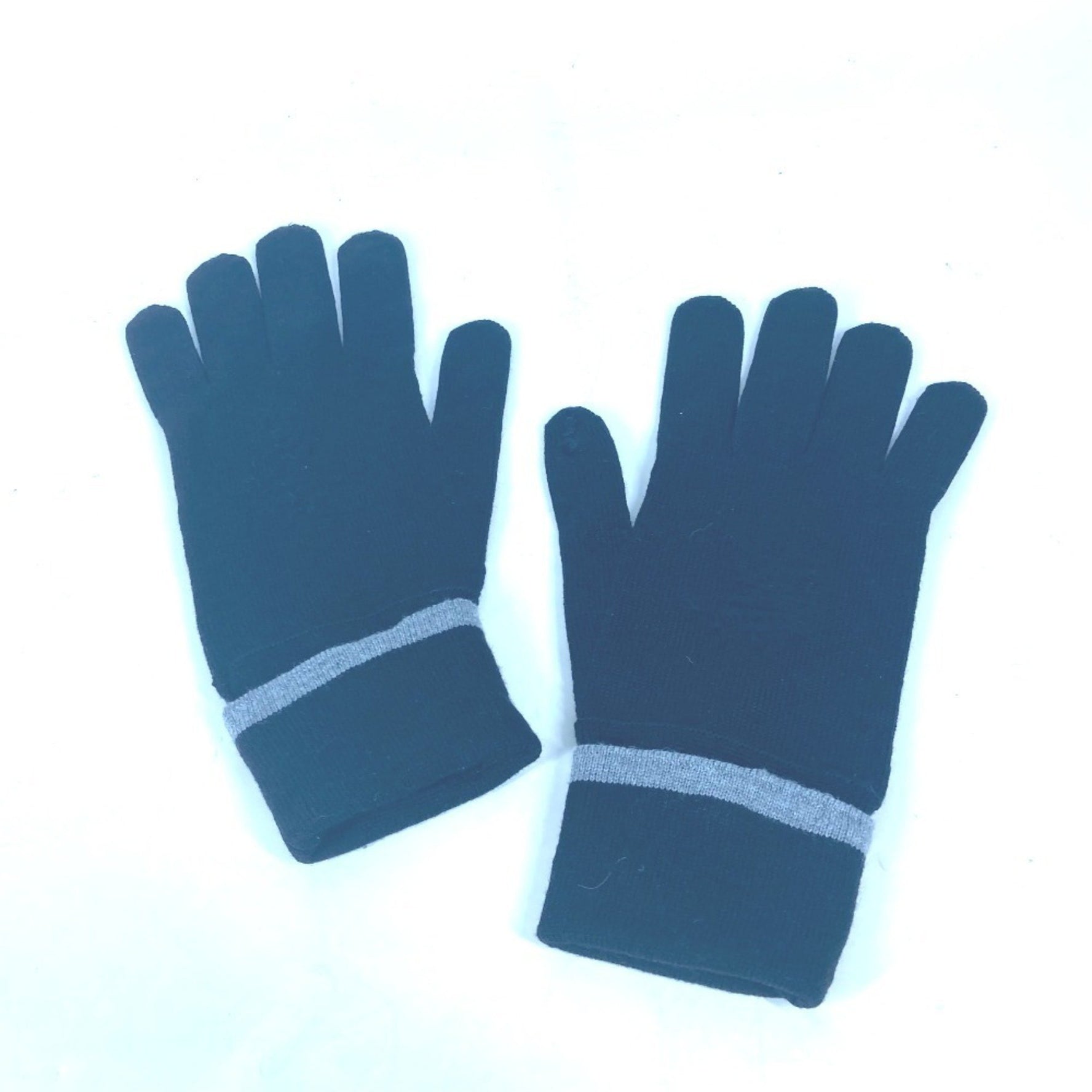 Louis Vuitton Gong Mai Monogram Eclipse Gloves Wool Black