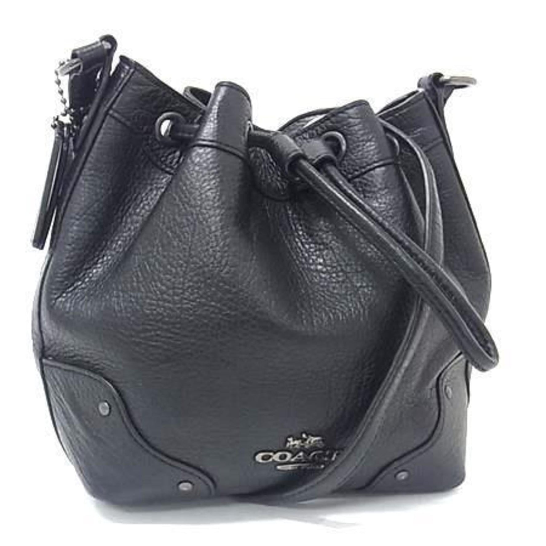 COACH Shoulder Bag Leather