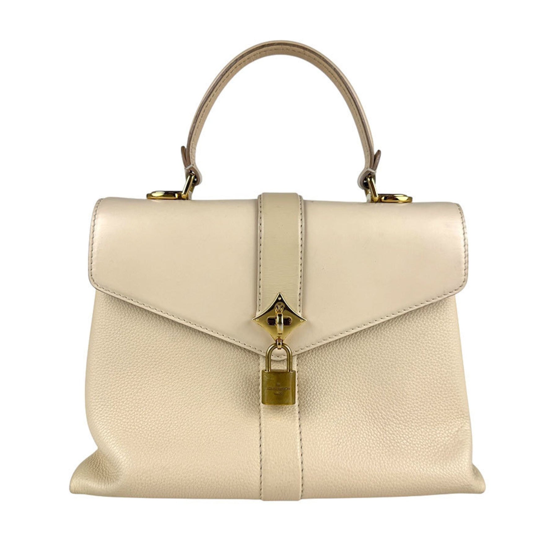 Louis Vuitton Rose des Vents PM Handbag Shoulder Bag in Light Beige and Gold