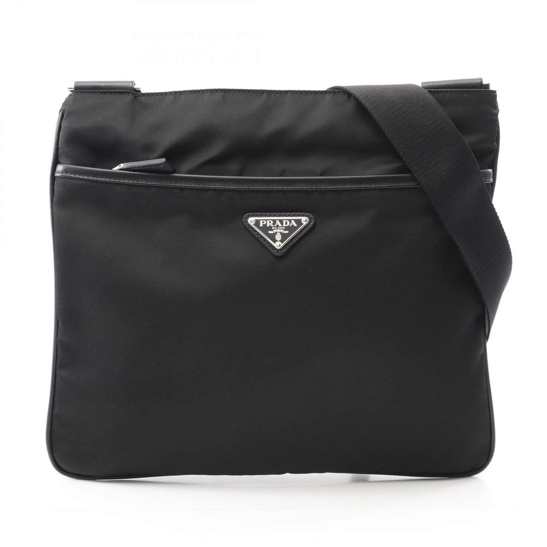 Prada TESSUTO + SAFFI Shoulder Bag in Nylon and Saffiano Leather