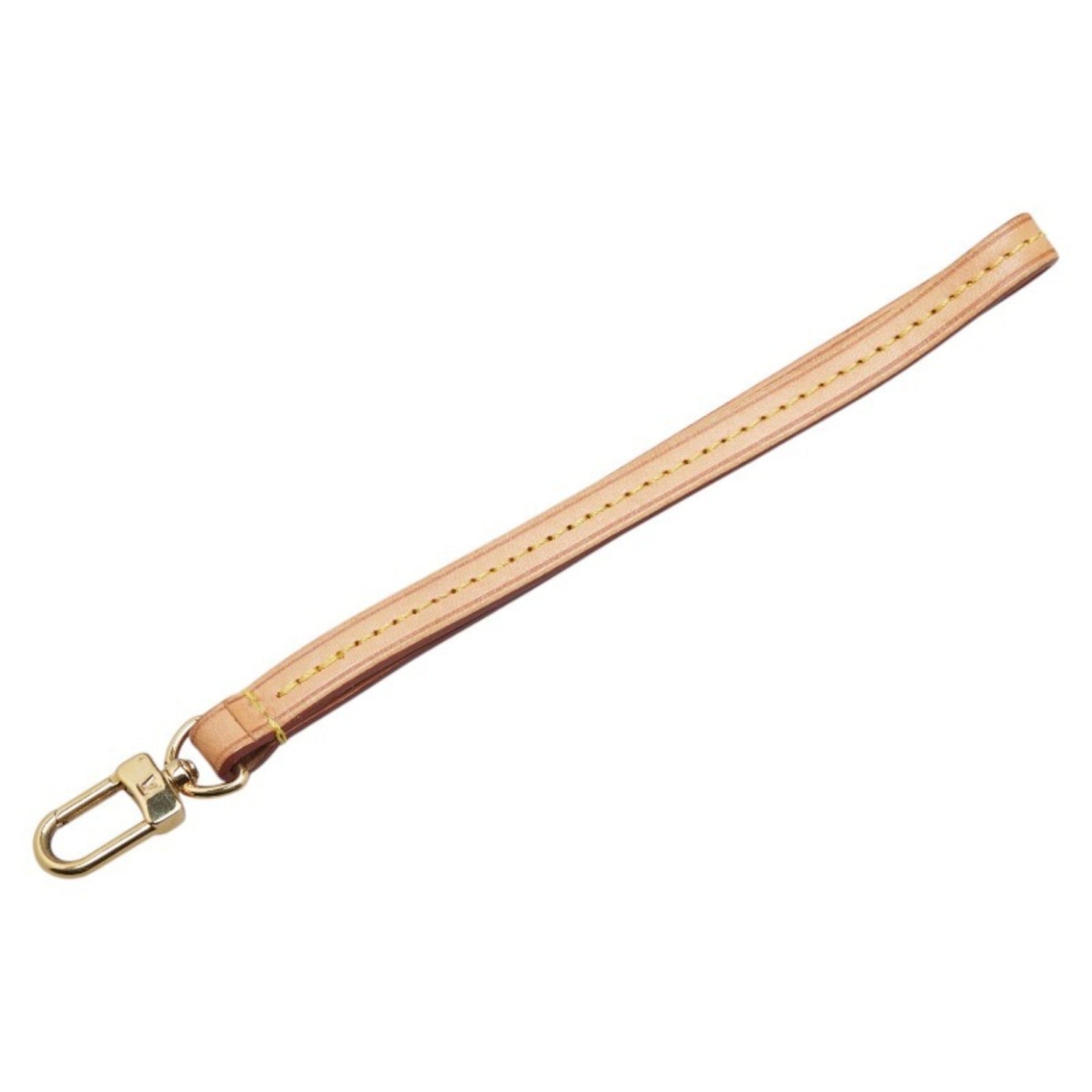 Louis Vuitton Tanned Leather Strap Beige Gold