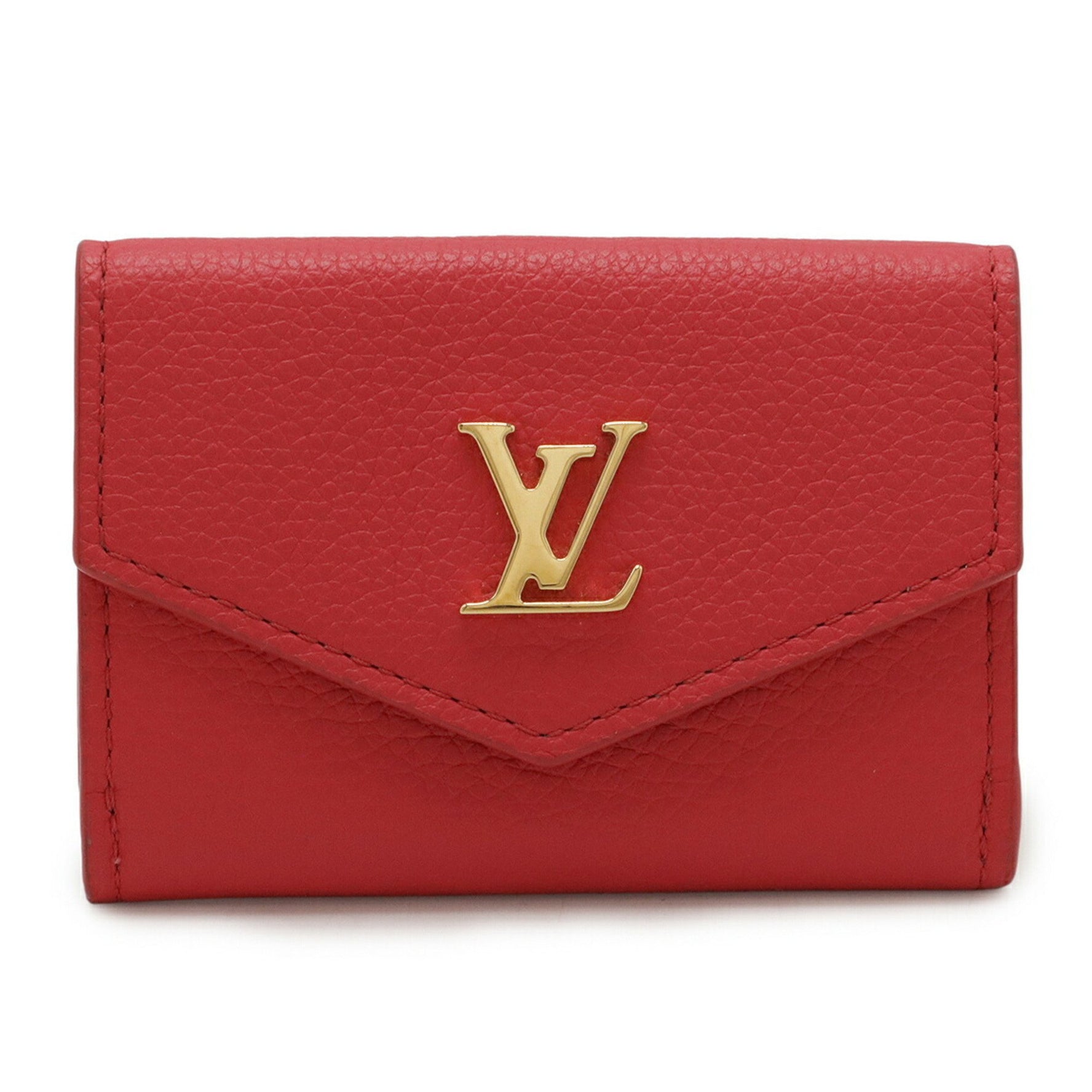 Louis Vuitton Portefeuille Rock Mini Tri-fold Compact Wallet in Fuchsia and Pink Leather