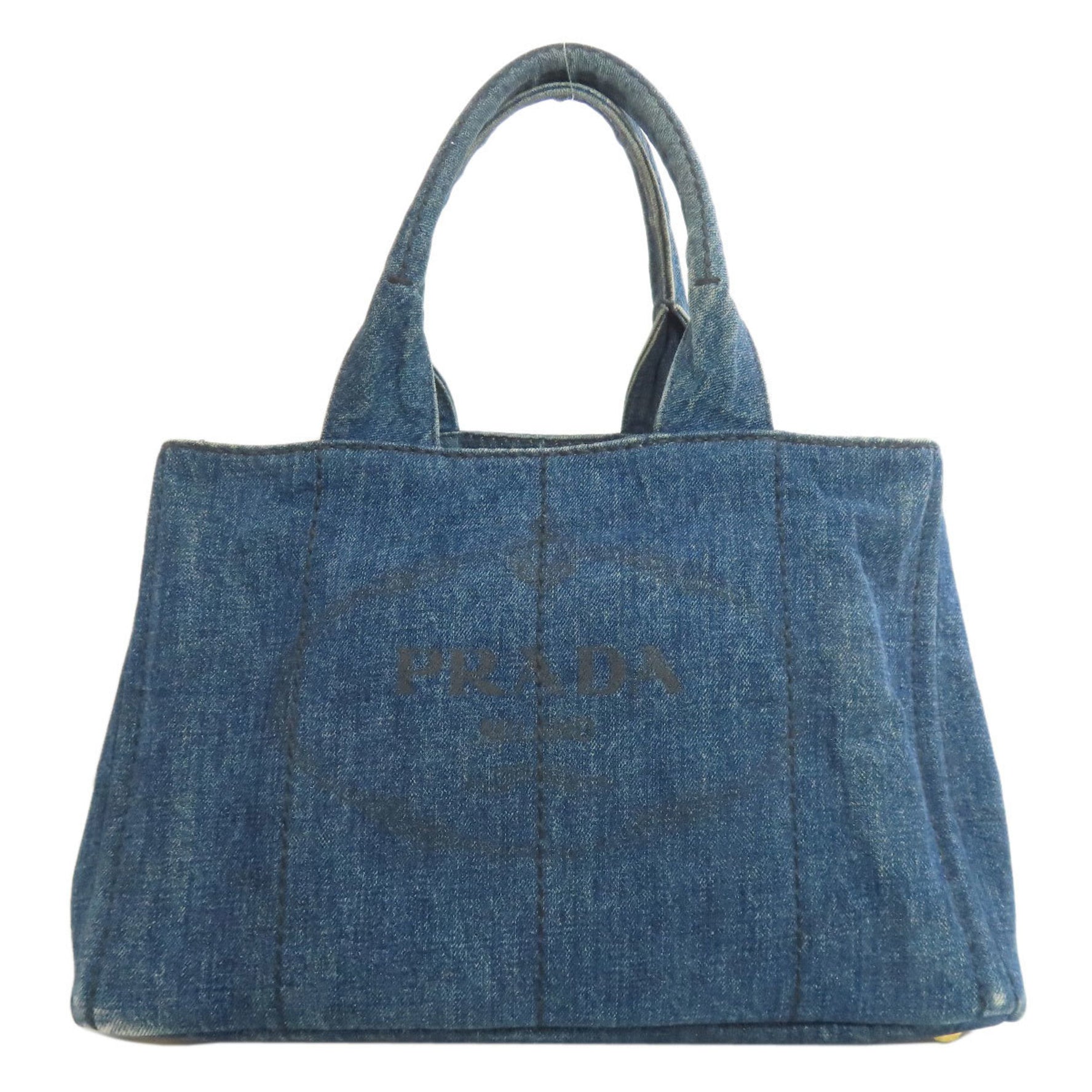 Prada Canapa Tote Bag, Denim