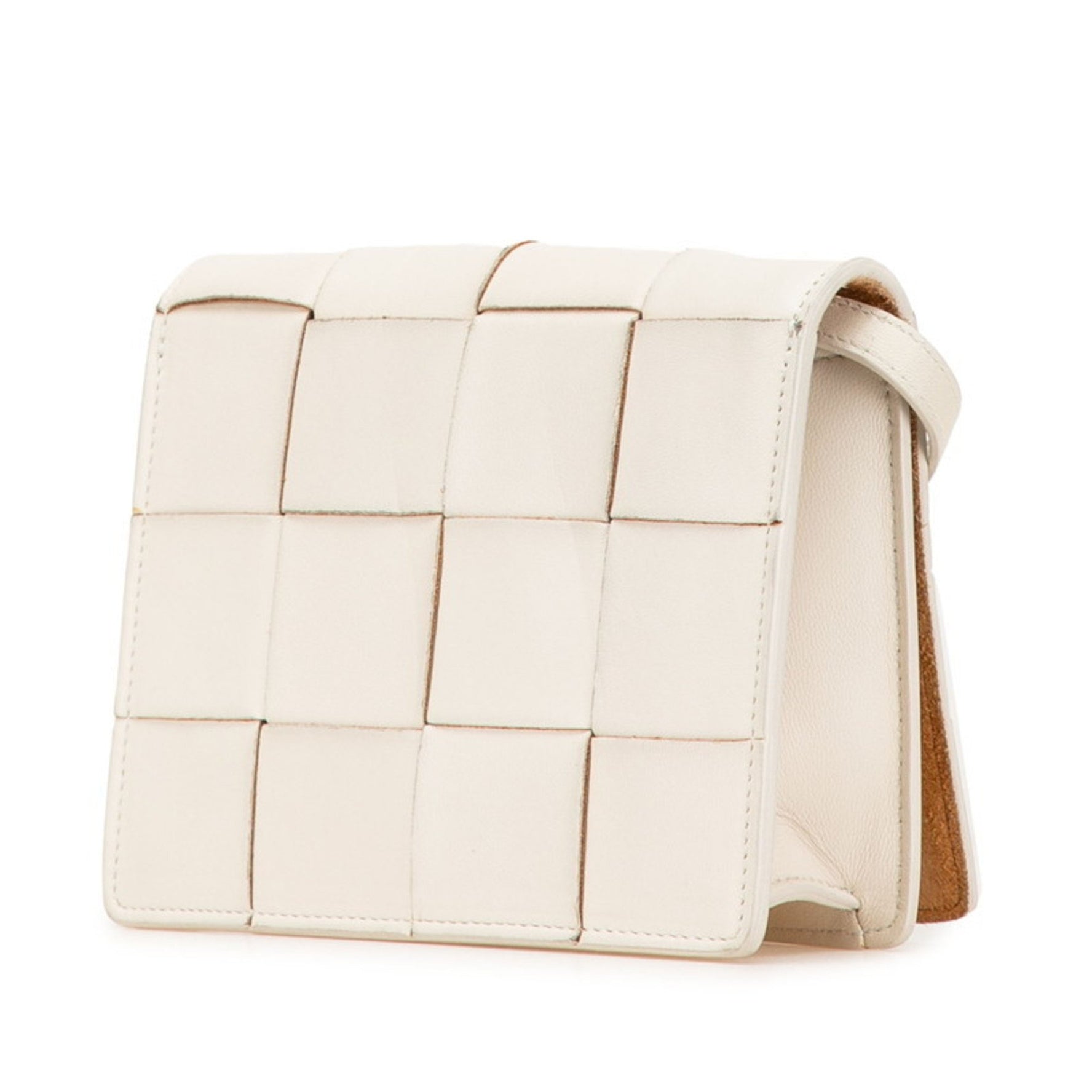 Bottega Veneta Maxi Intrecciato Cassette Crossbody Shoulder Bag Leather BOTTEGAVENETA