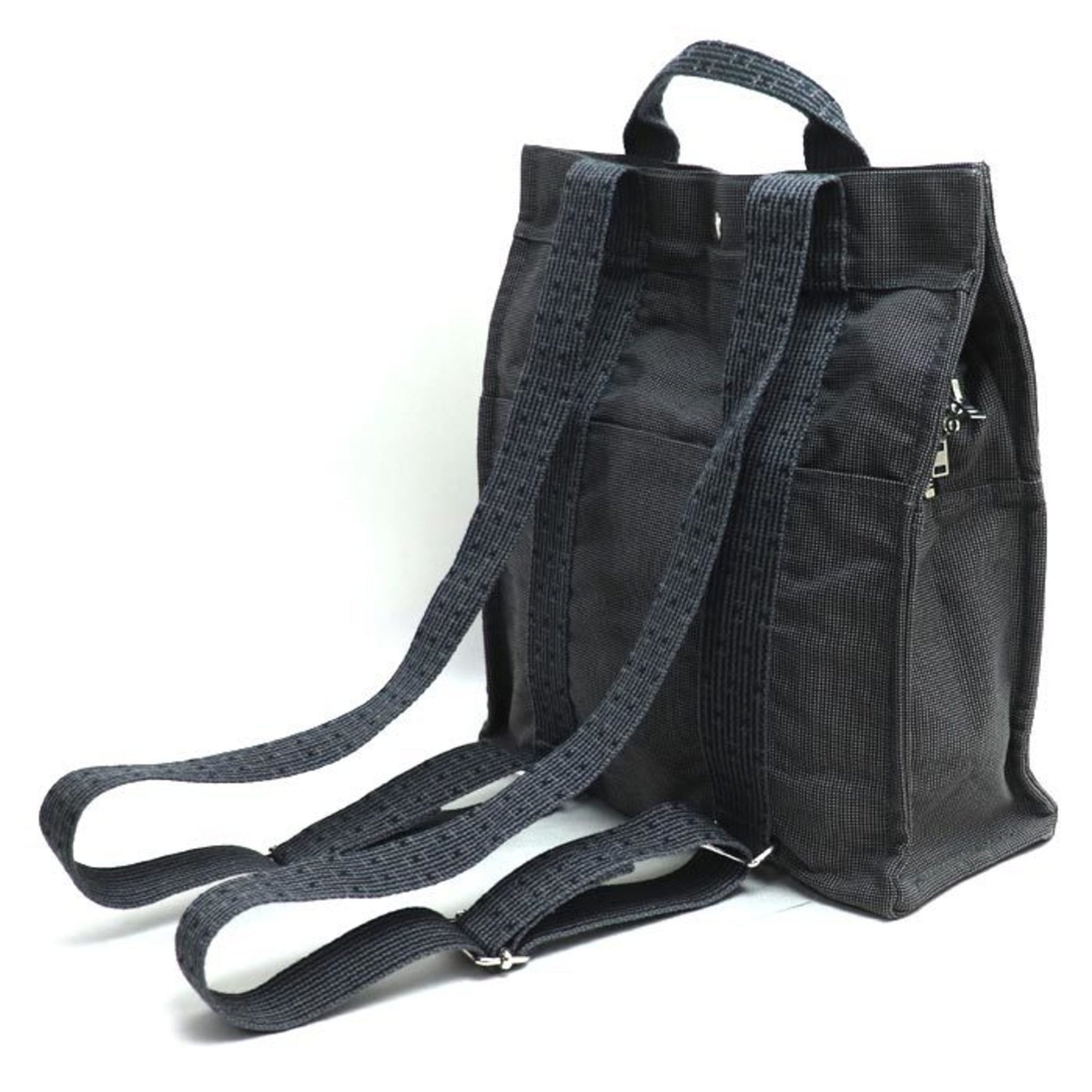 HERMES Airline Ad PM Backpack/Daypack Grey