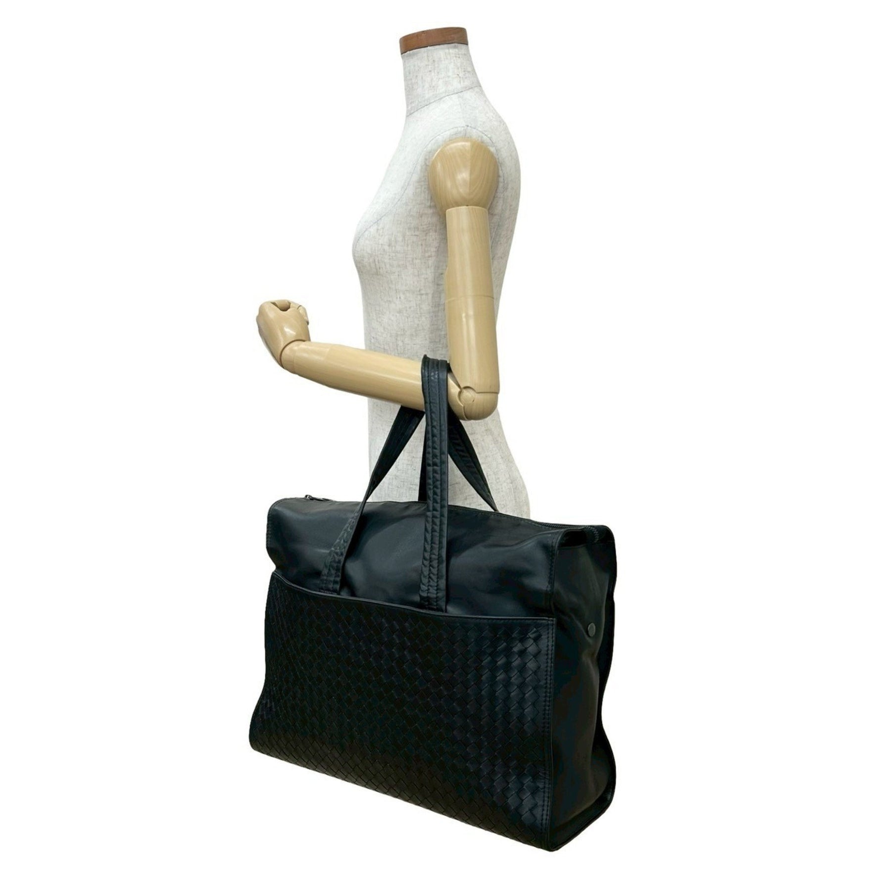 BOTTEGA VENETA Intrecciato Leather Tote Bag, Business Size