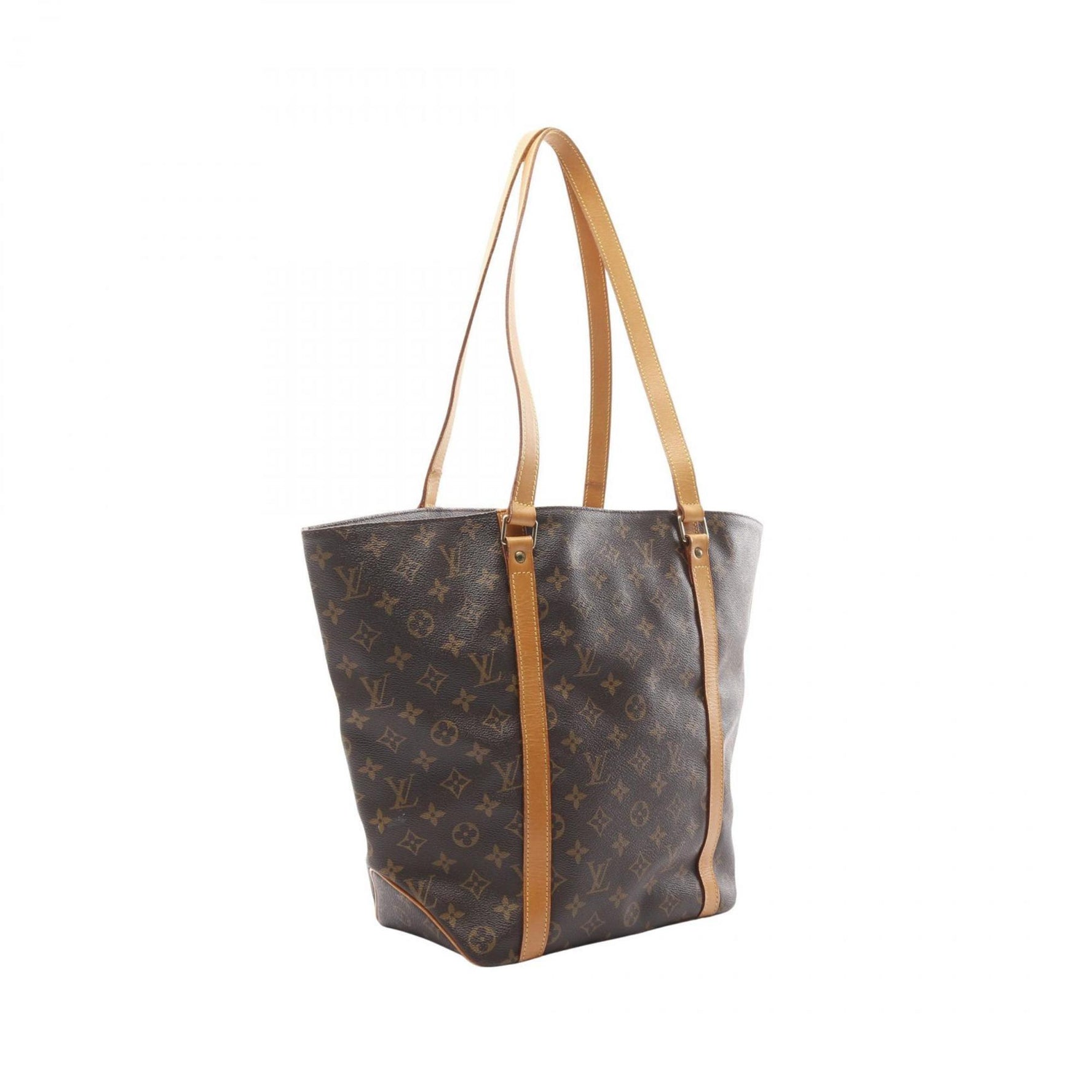 Louis Vuitton Sac Shopping Monogram Tote Bag, Coated Canvas and Leather
