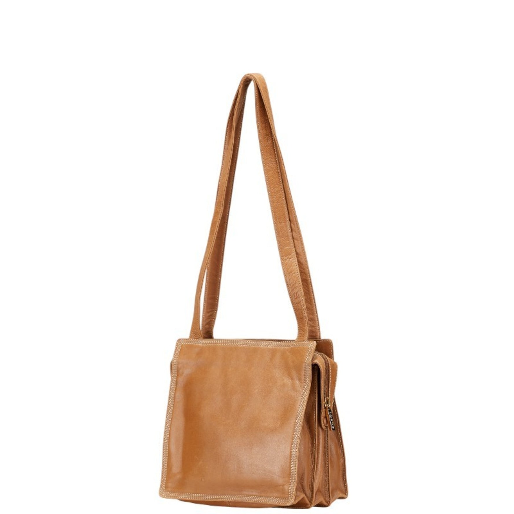 LOEWE Anagram Shoulder Bag Leather