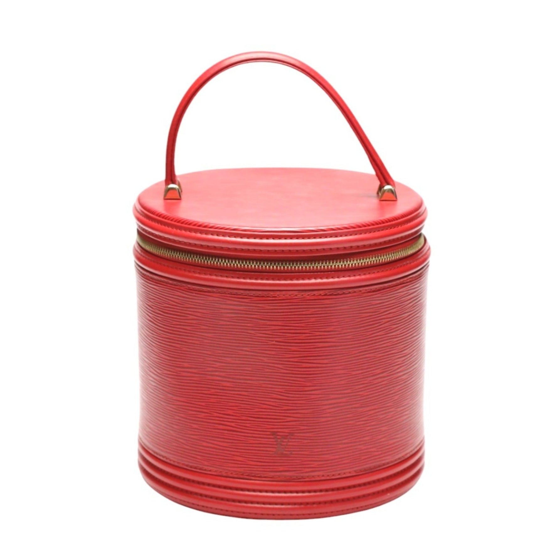 Louis Vuitton LOUIS VUITTON Handbag Epi Cannes Leather M48037 Castillian Red LV