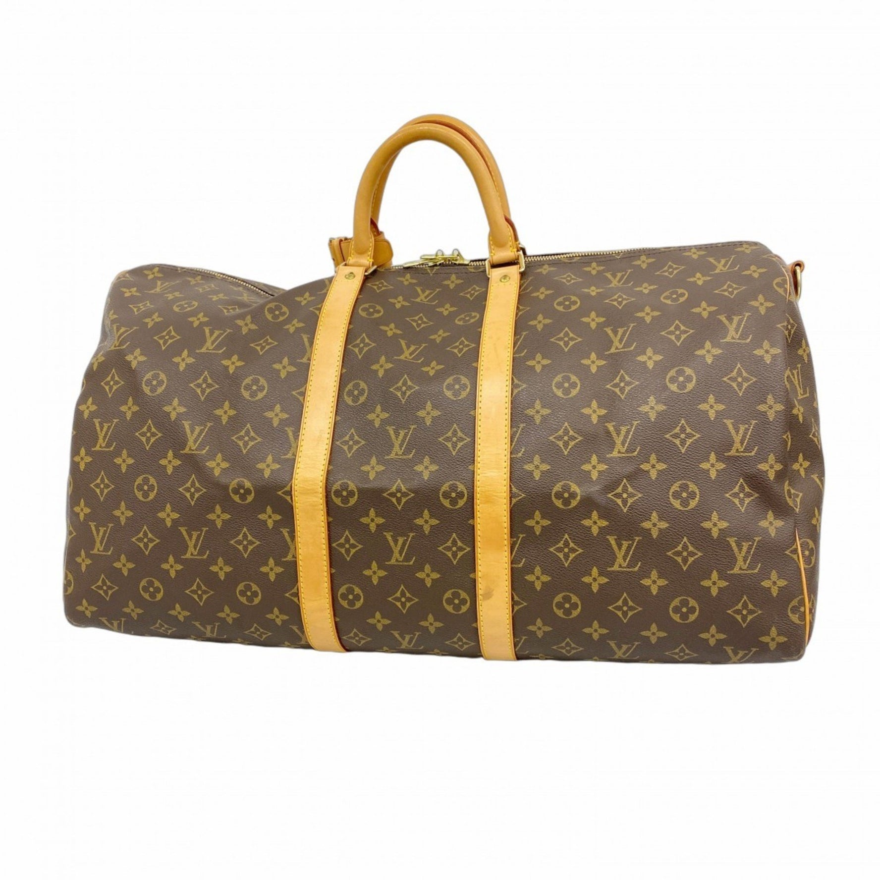 Louis Vuitton Monogram Keepall Bandouliere 55 Boston Bag Men's and
