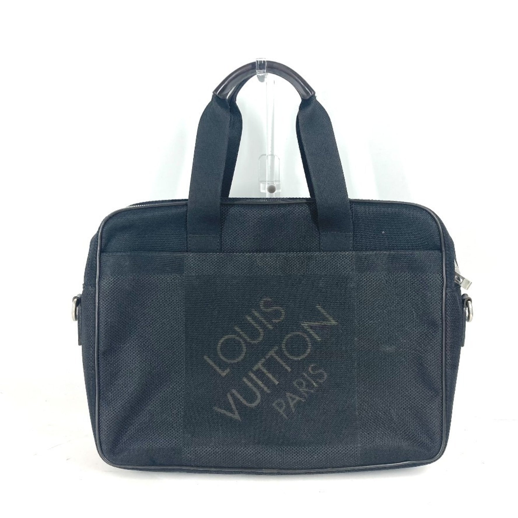 Louis Vuitton Damier Geant Associe GM Briefcase Document Bag Tote Business Canvas Men's Noir Black