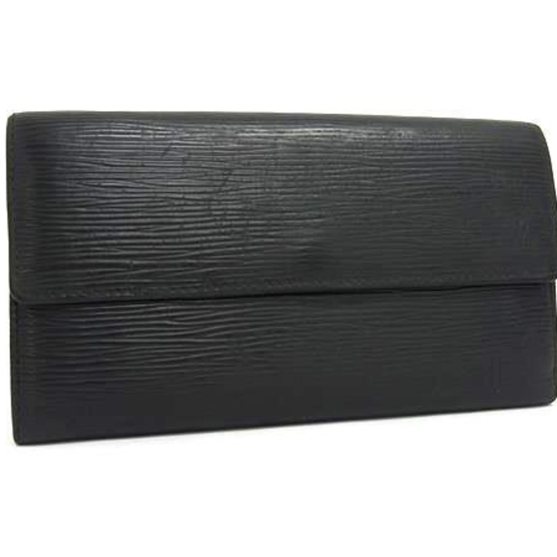 LOUIS VUITTON Epi Leather Long Wallet, Porte Monnaie Credit, M63572, Women's