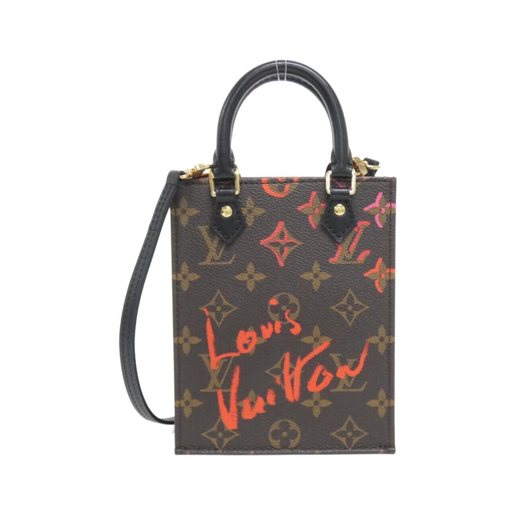 Louis Vuitton Monogram (Fall in Love) Petite Sac Plat M80839 Handbag