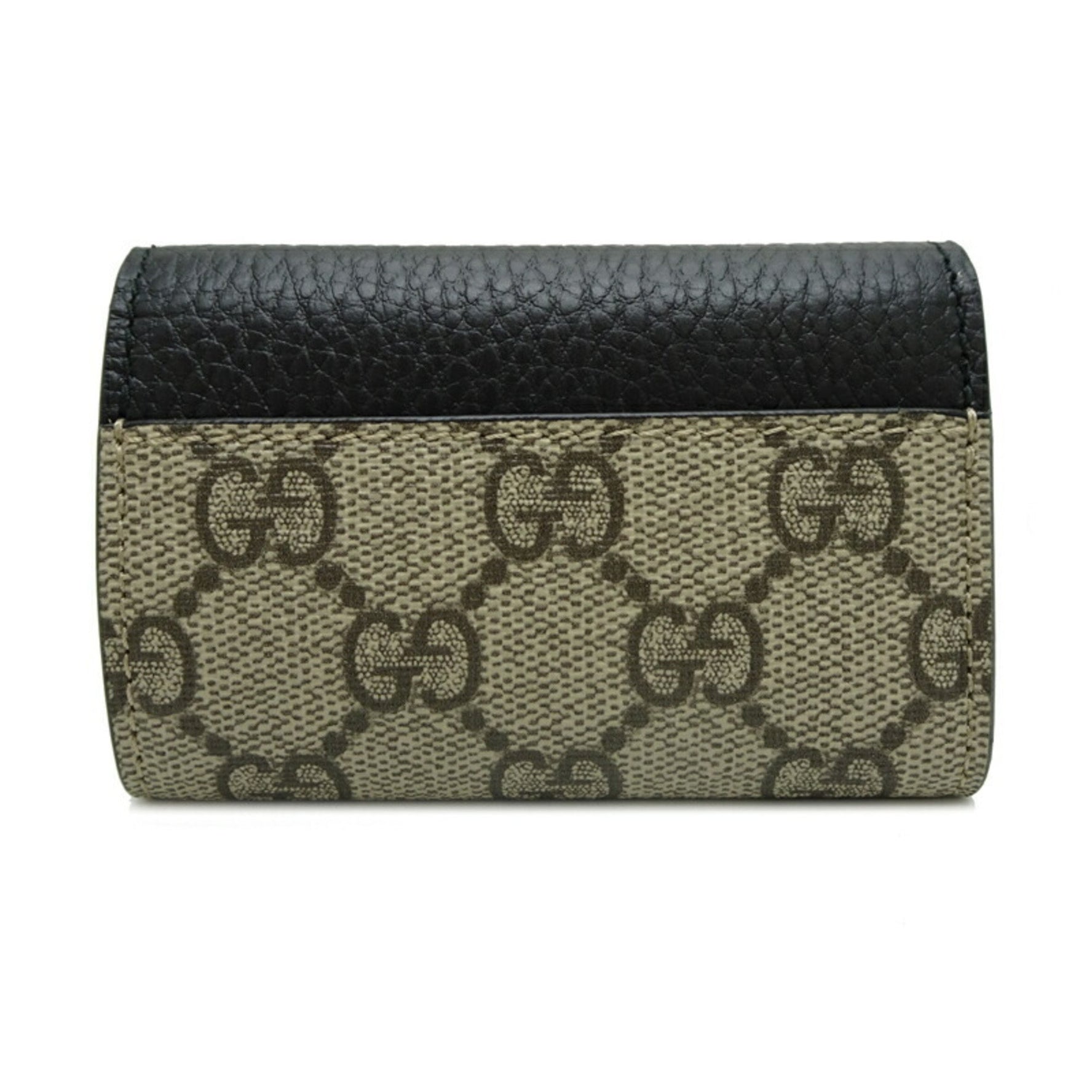 Gucci GG Marmont Double G Key Case Beige PVC