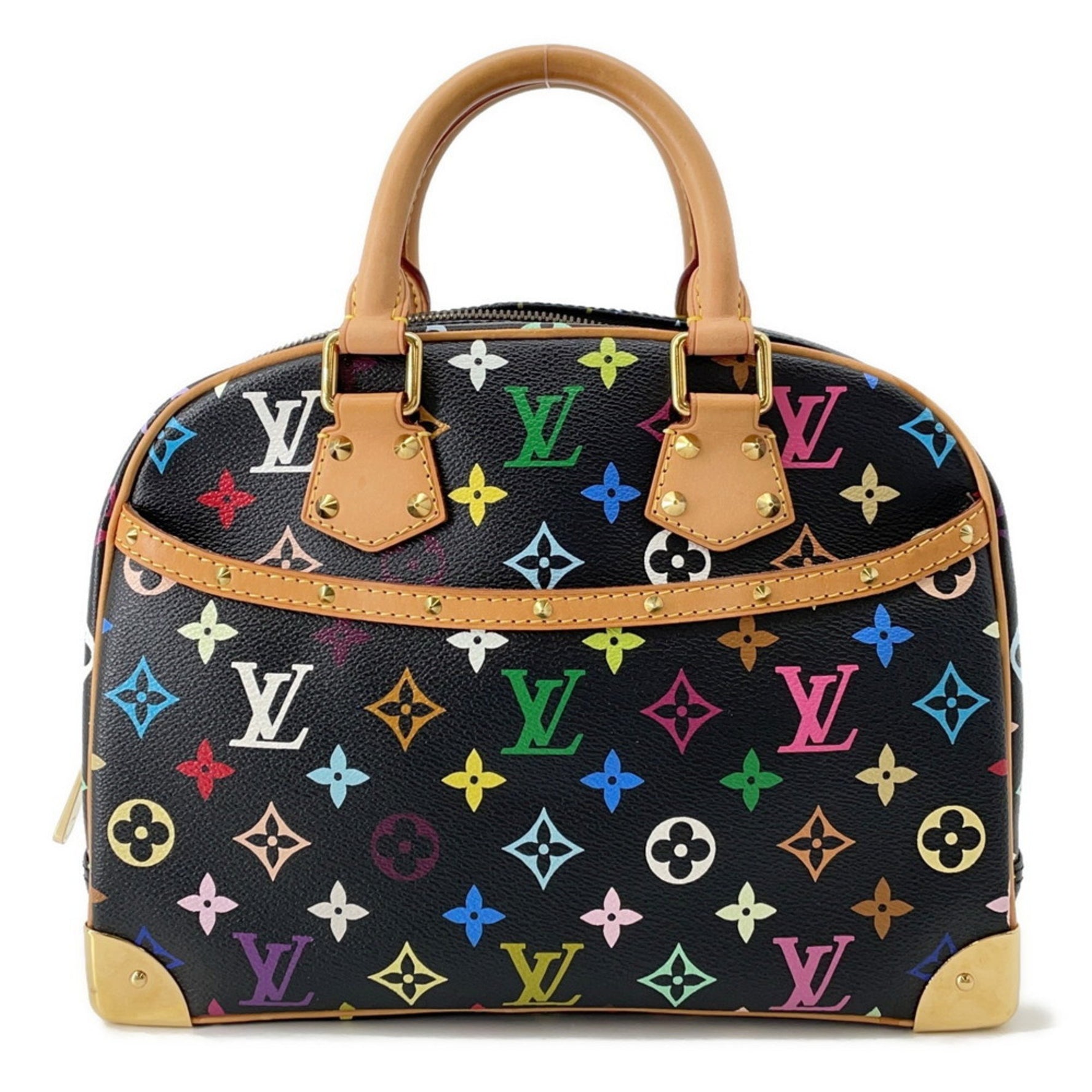 Louis Vuitton Monogram Multicolore Trouville Handbag LOUIS VUITTON Bag Black
