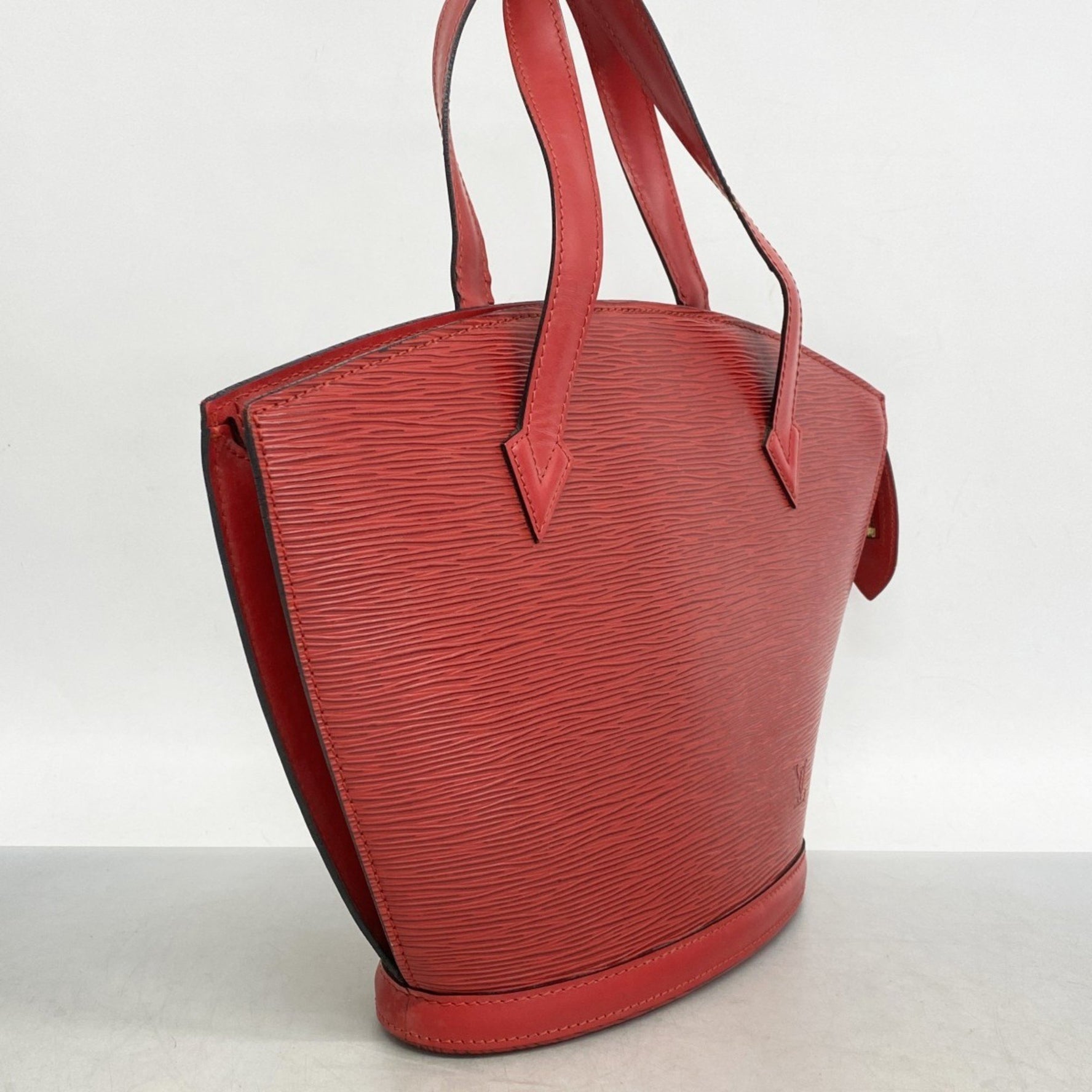 Louis Vuitton Epi Saint-Jacques Handbag Castilian Red