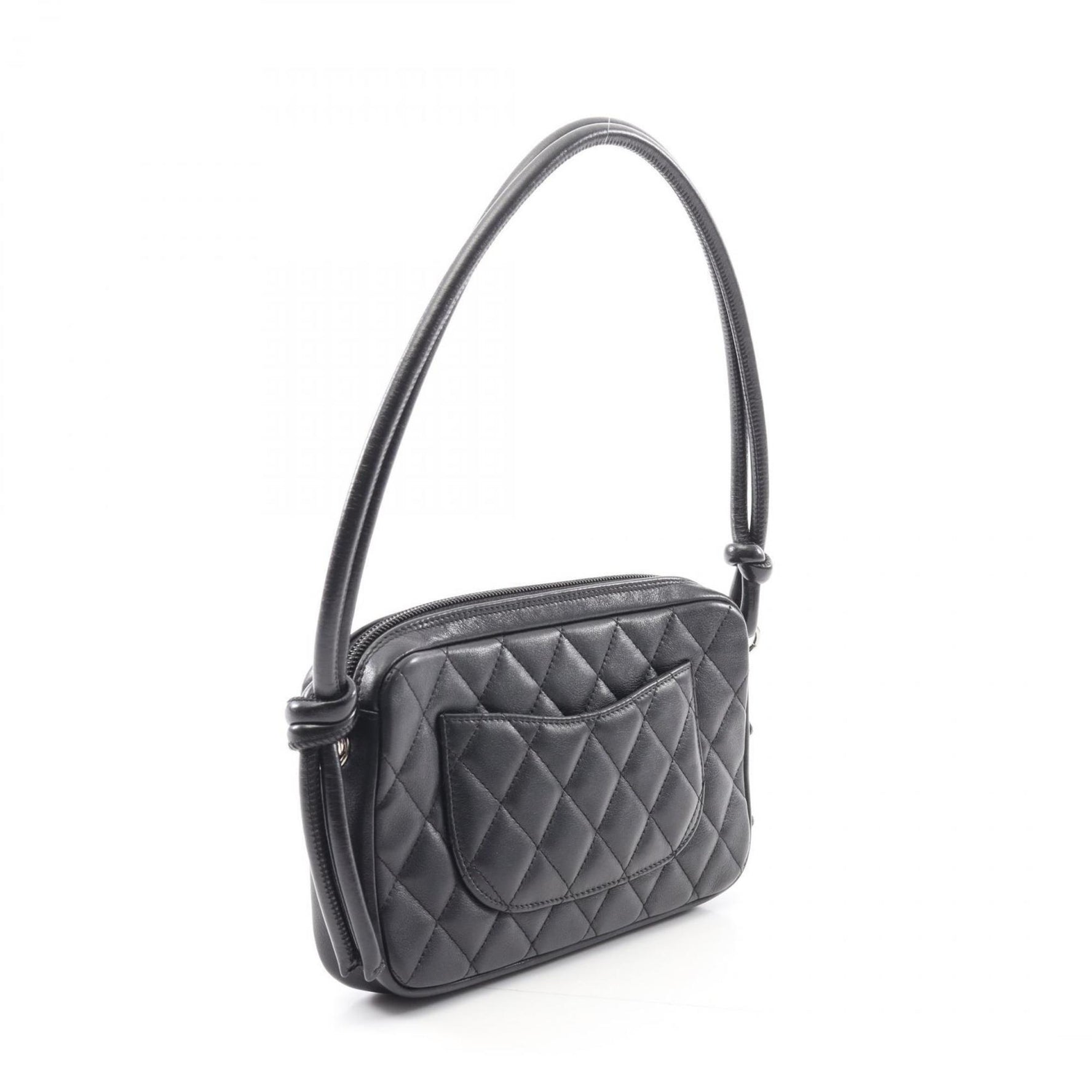 CHANEL Cambon Line Handbag, Leather