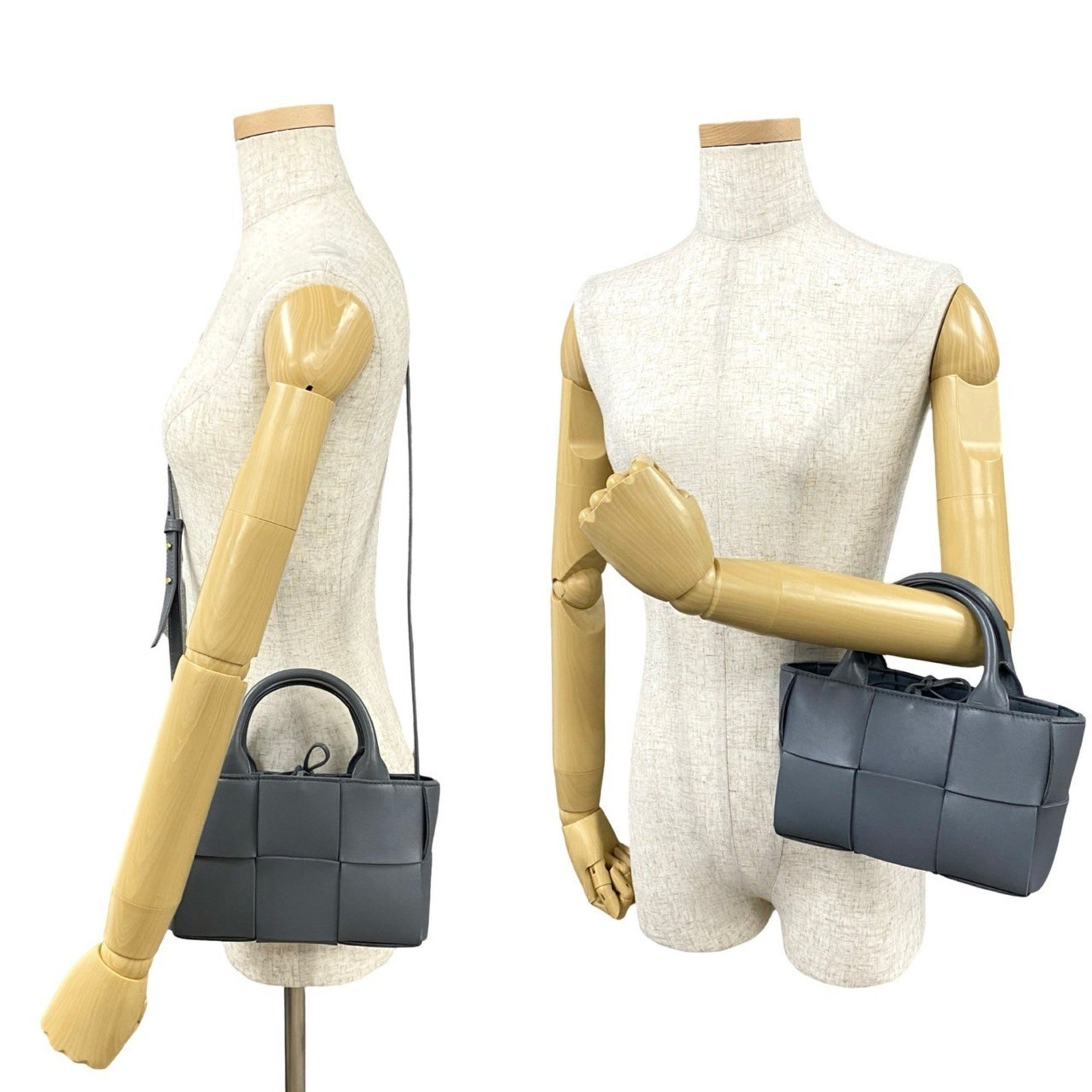 BOTTEGA VENETA Arco Mini Intrecciato Leather Shoulder/Handbag