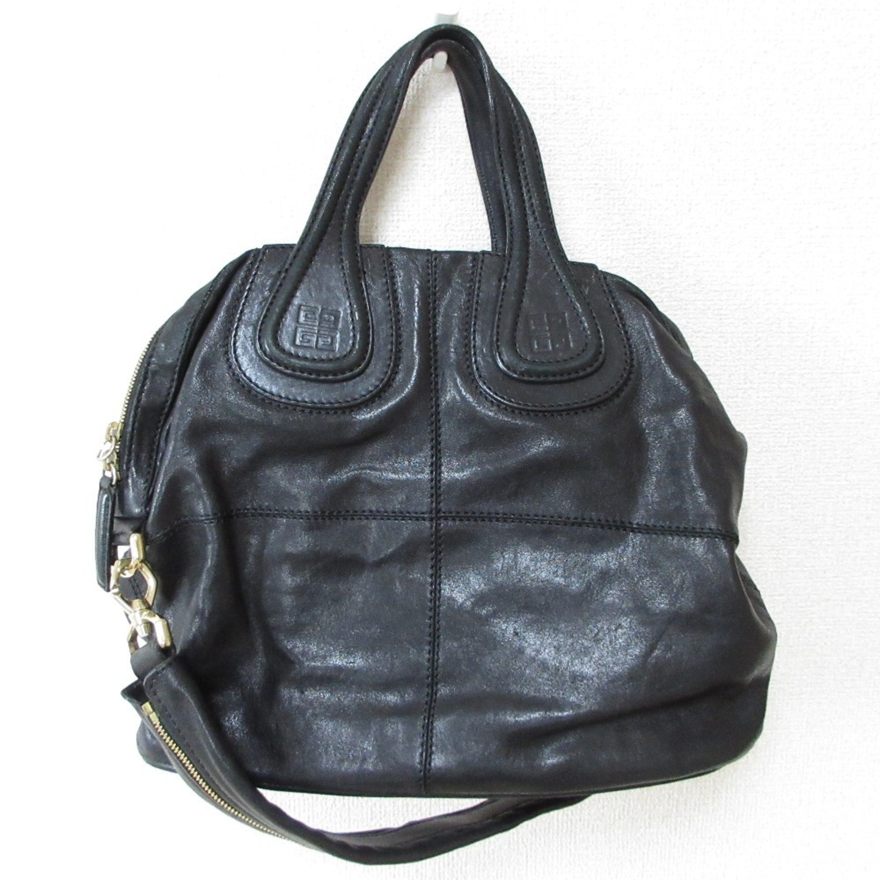 GIVENCHY Nightingale Leather Handbag Shoulder Bag Men Women