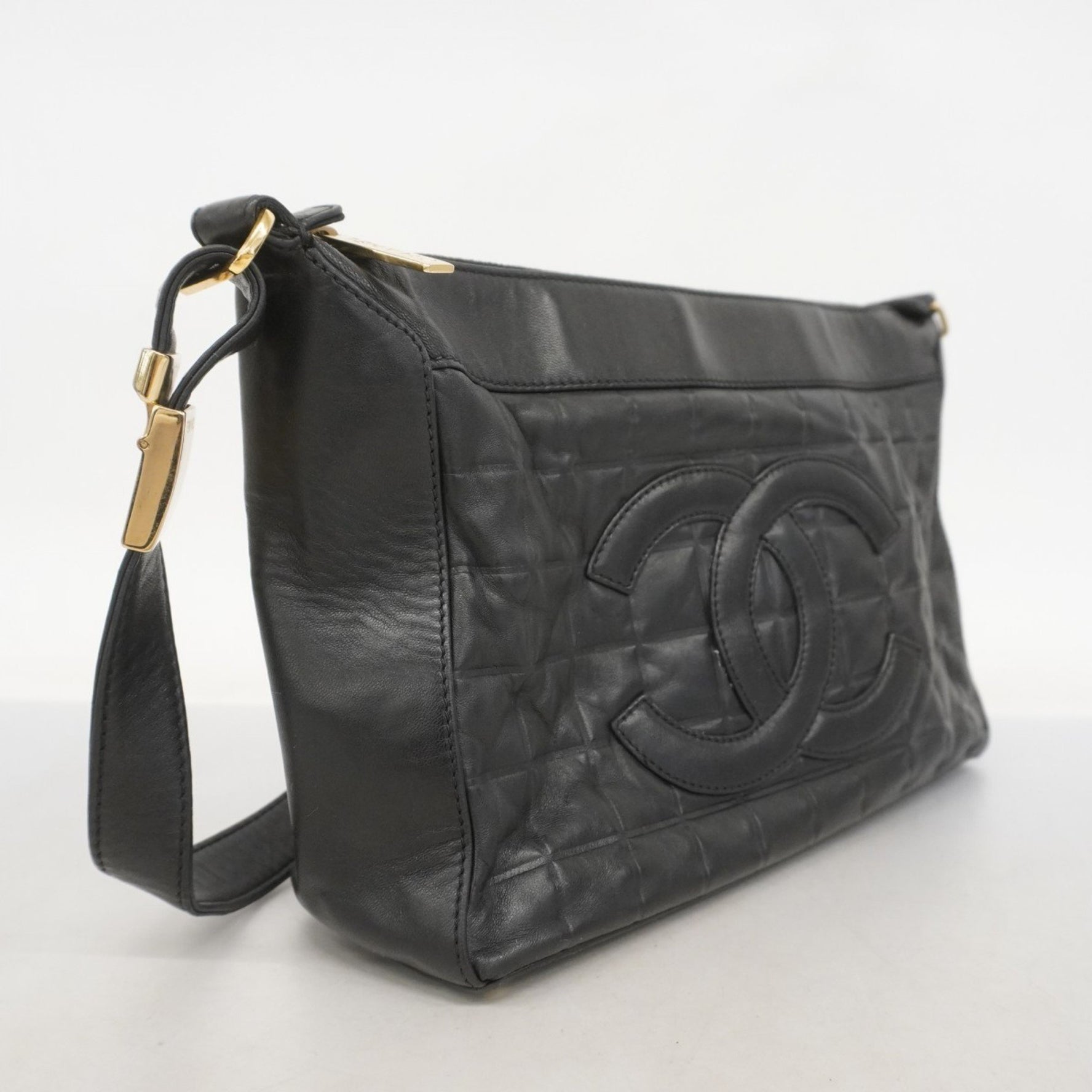 Chanel Chocobar Shoulder Bag, Lambskin