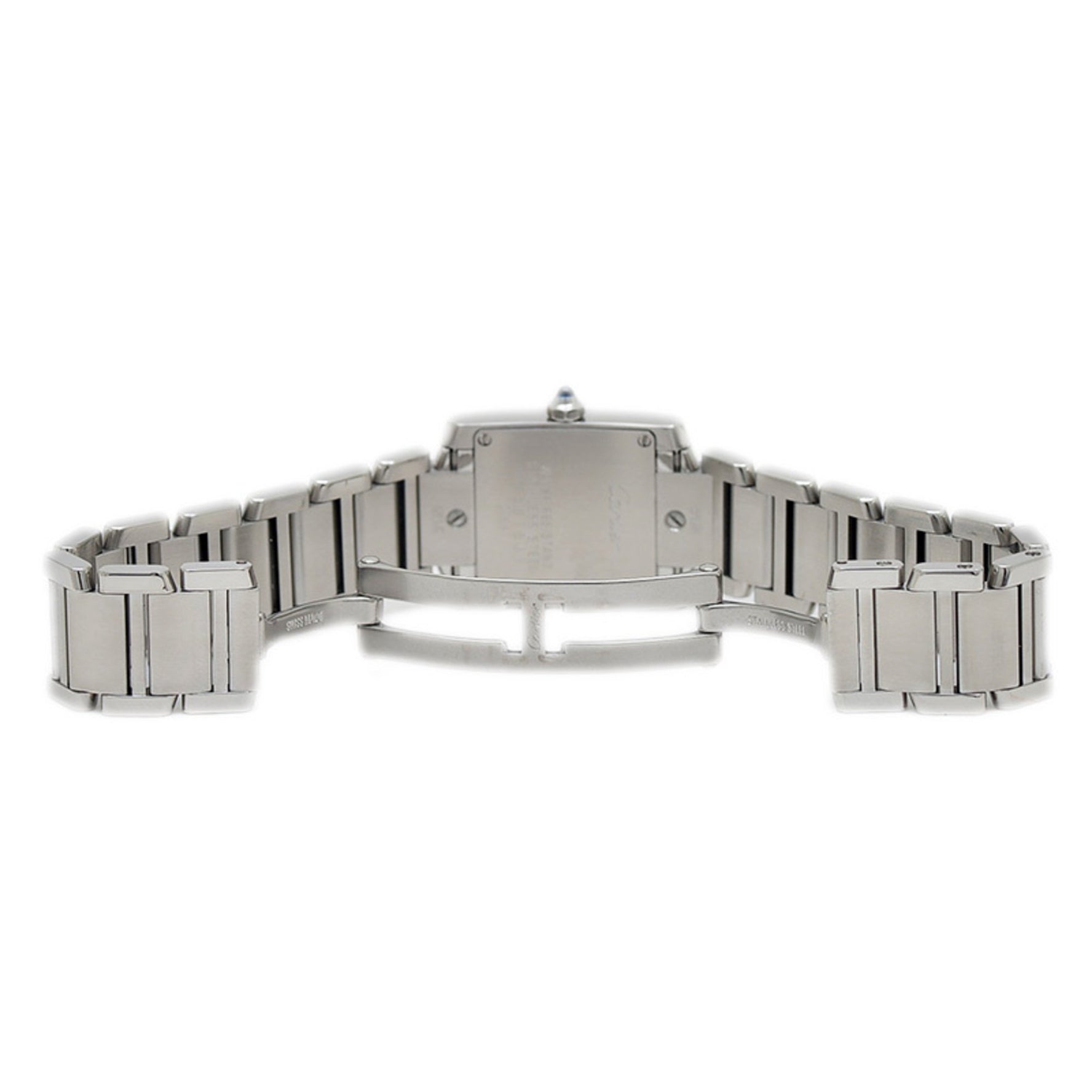 Cartier Tank Française SM White Dial Stainless Steel Quartz Watch