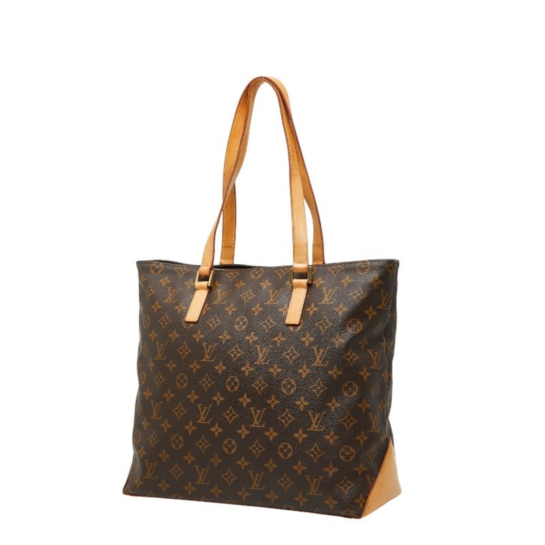 Louis Vuitton Monogram Caba Maison Shoulder Bag Tote Brown Leather LOUIS VUITTON